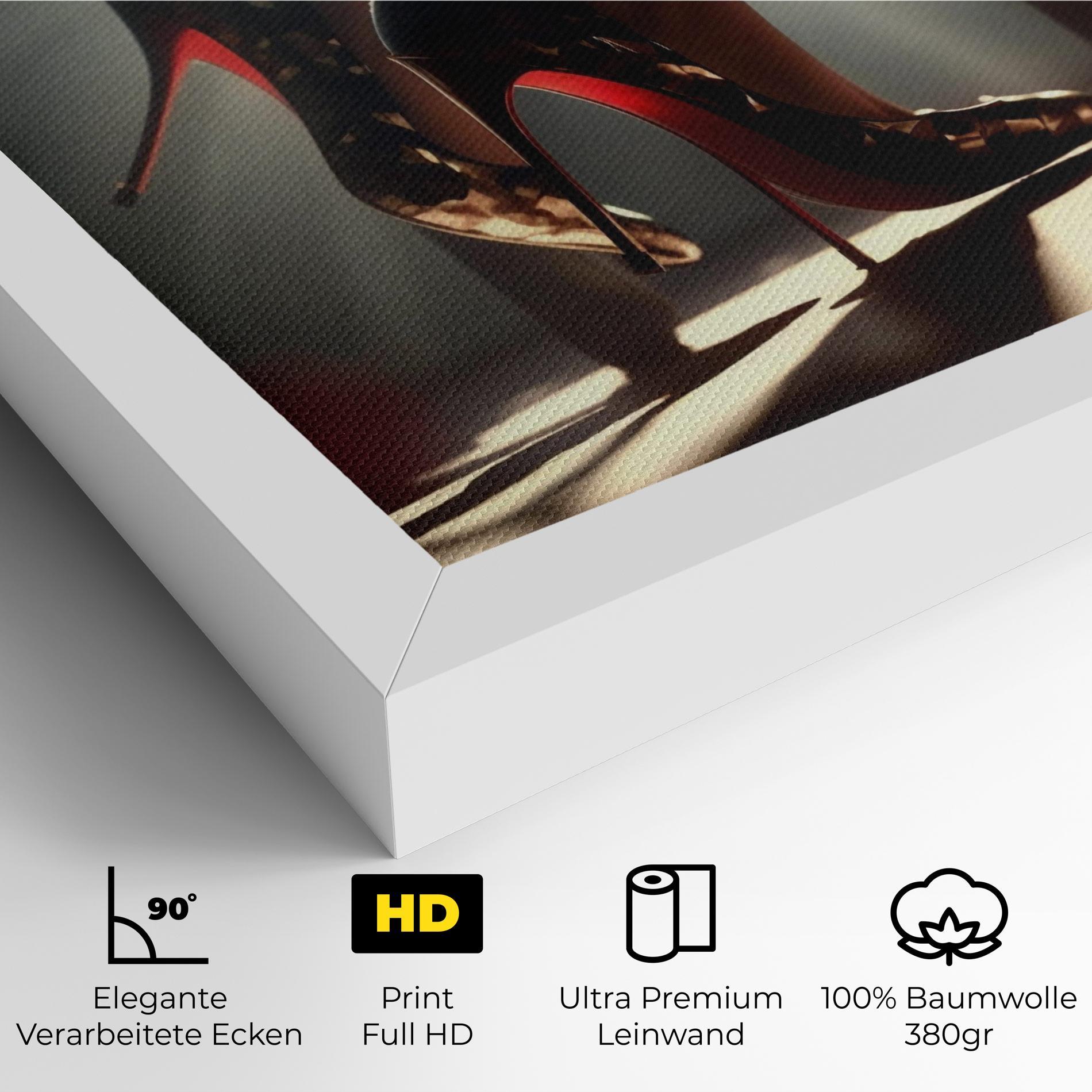 Leinwandbild Heels In The Sun mockup 4