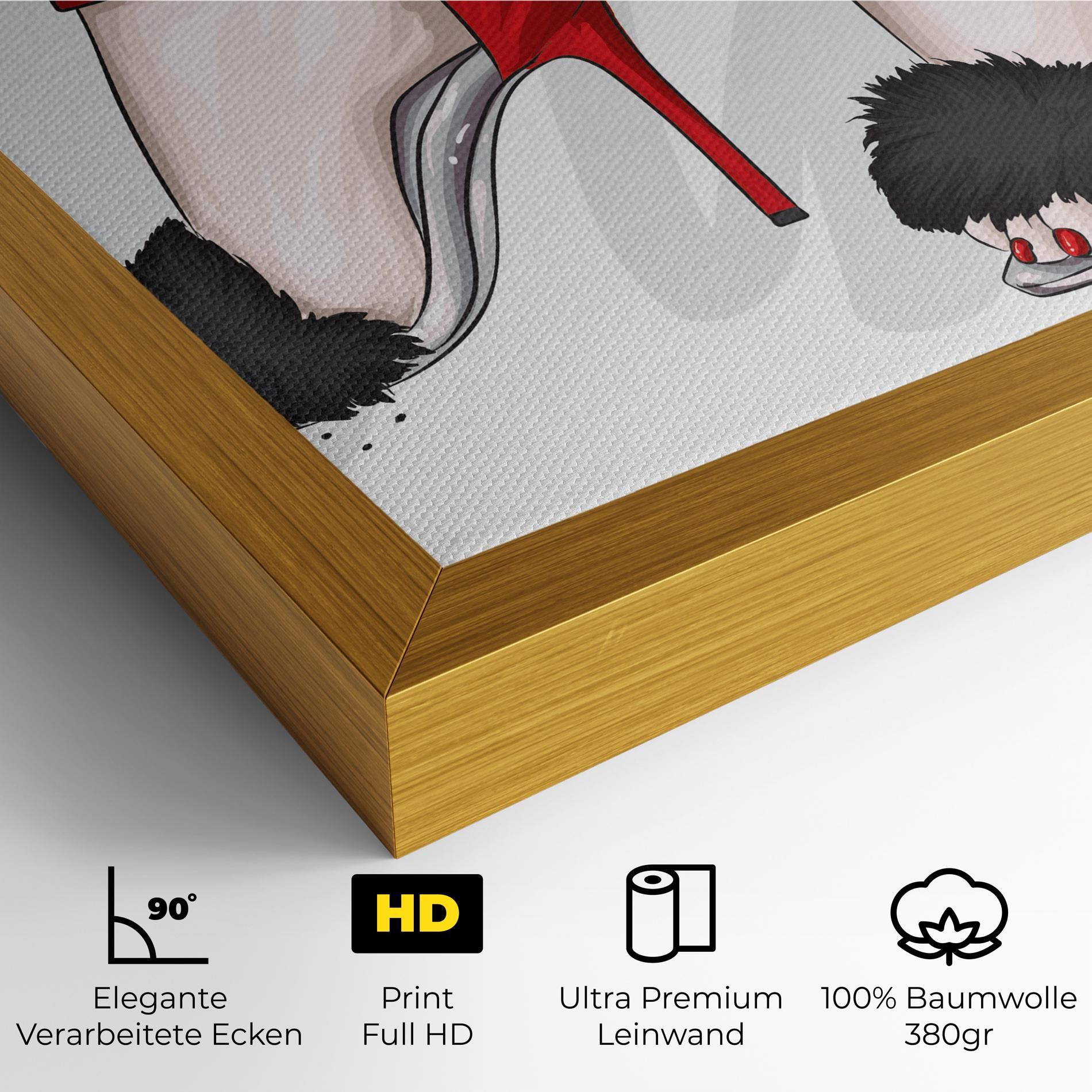 Black Red Heels mockup 4