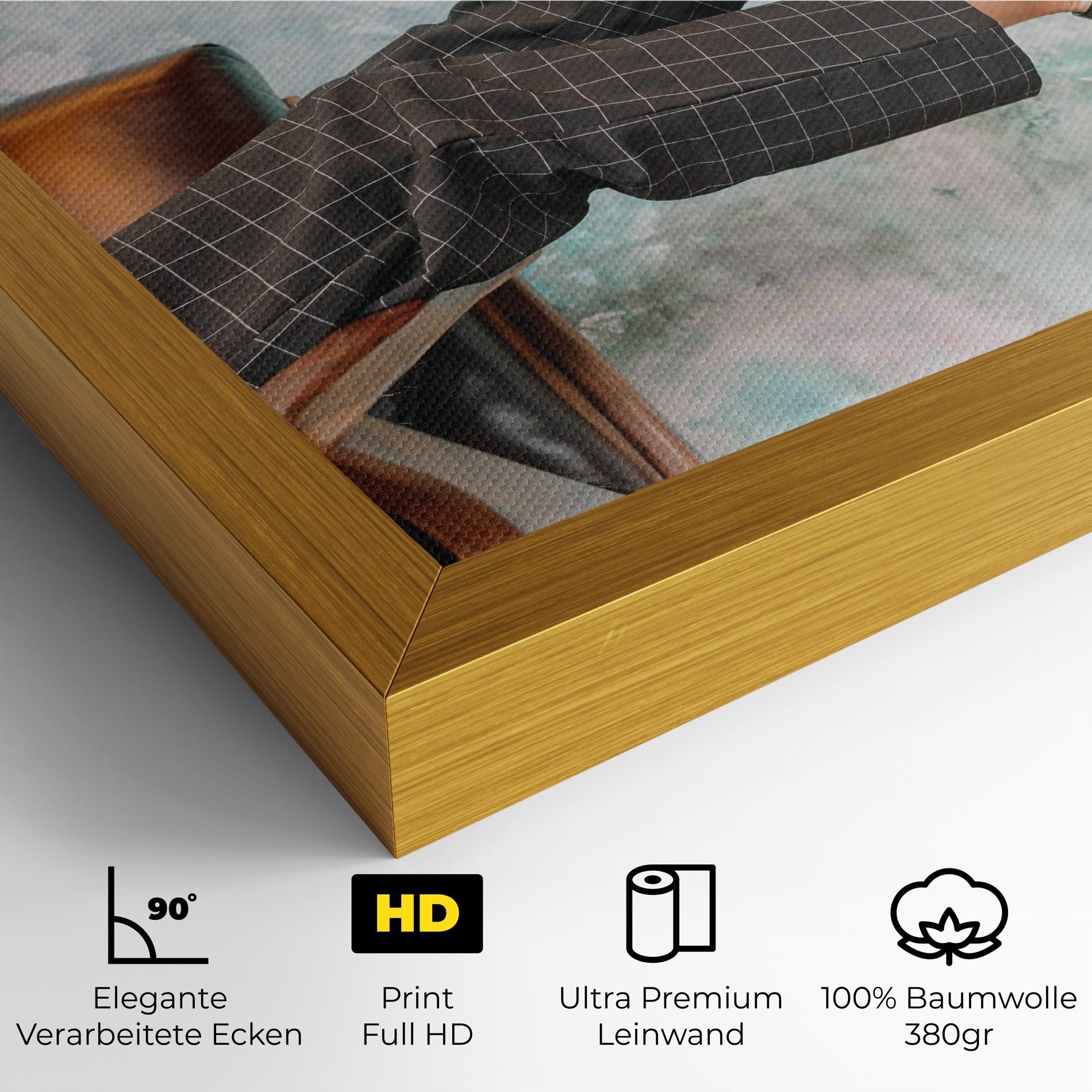 Black Shoes On Chair mockup 4