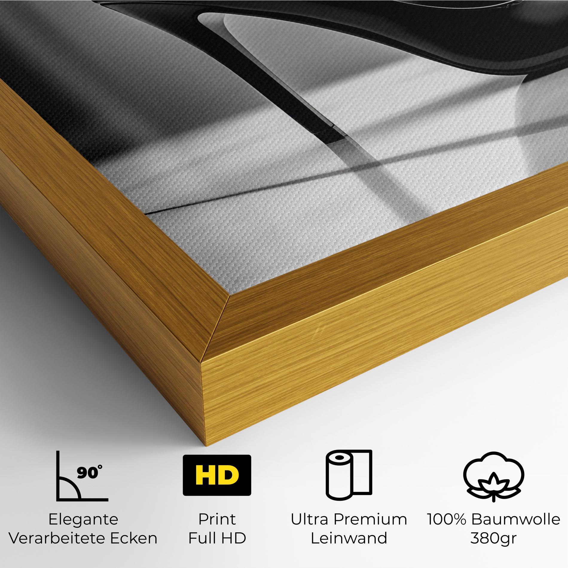 Leinwandbild Black Unique Design mockup 4