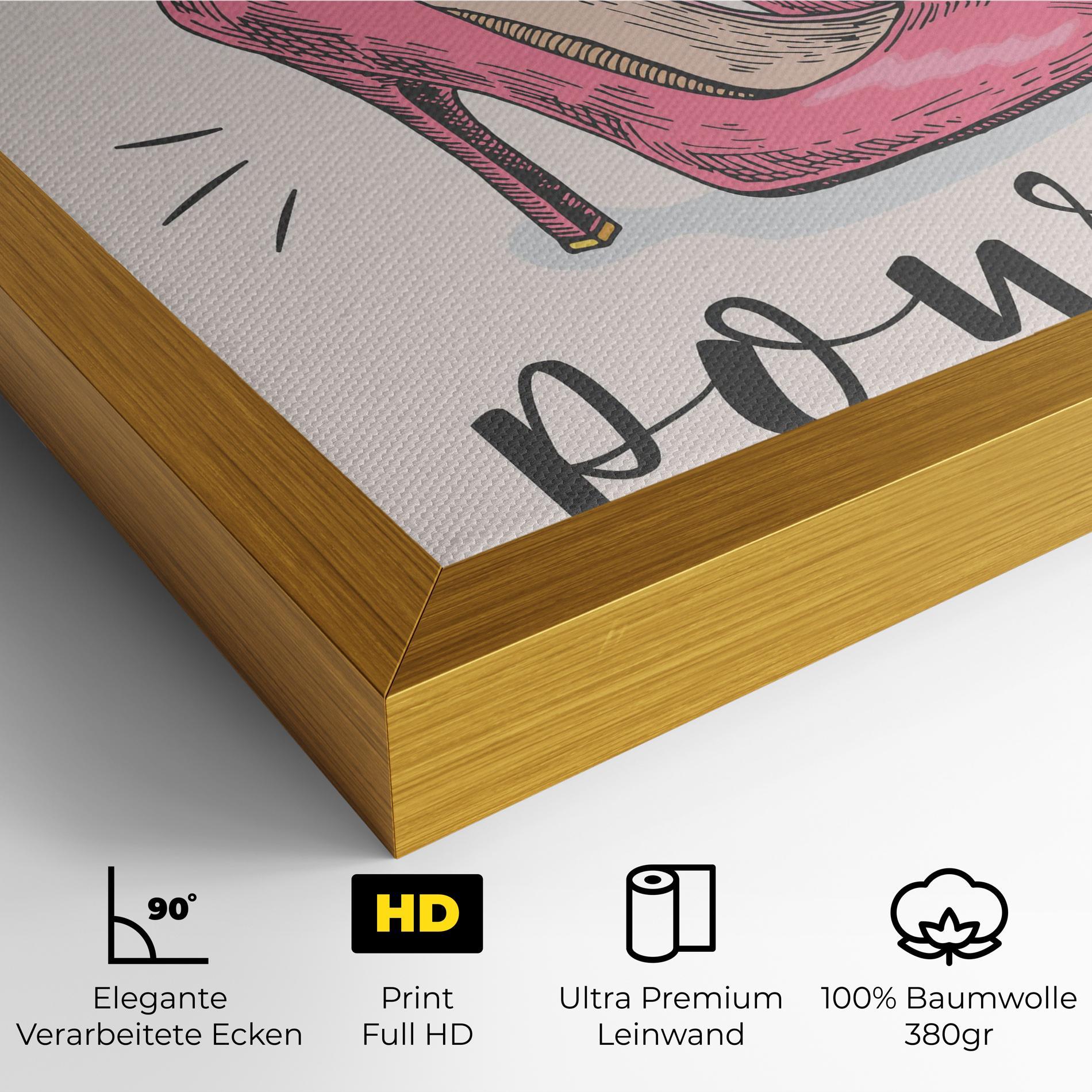 Leinwandbild Girl Power mockup 4