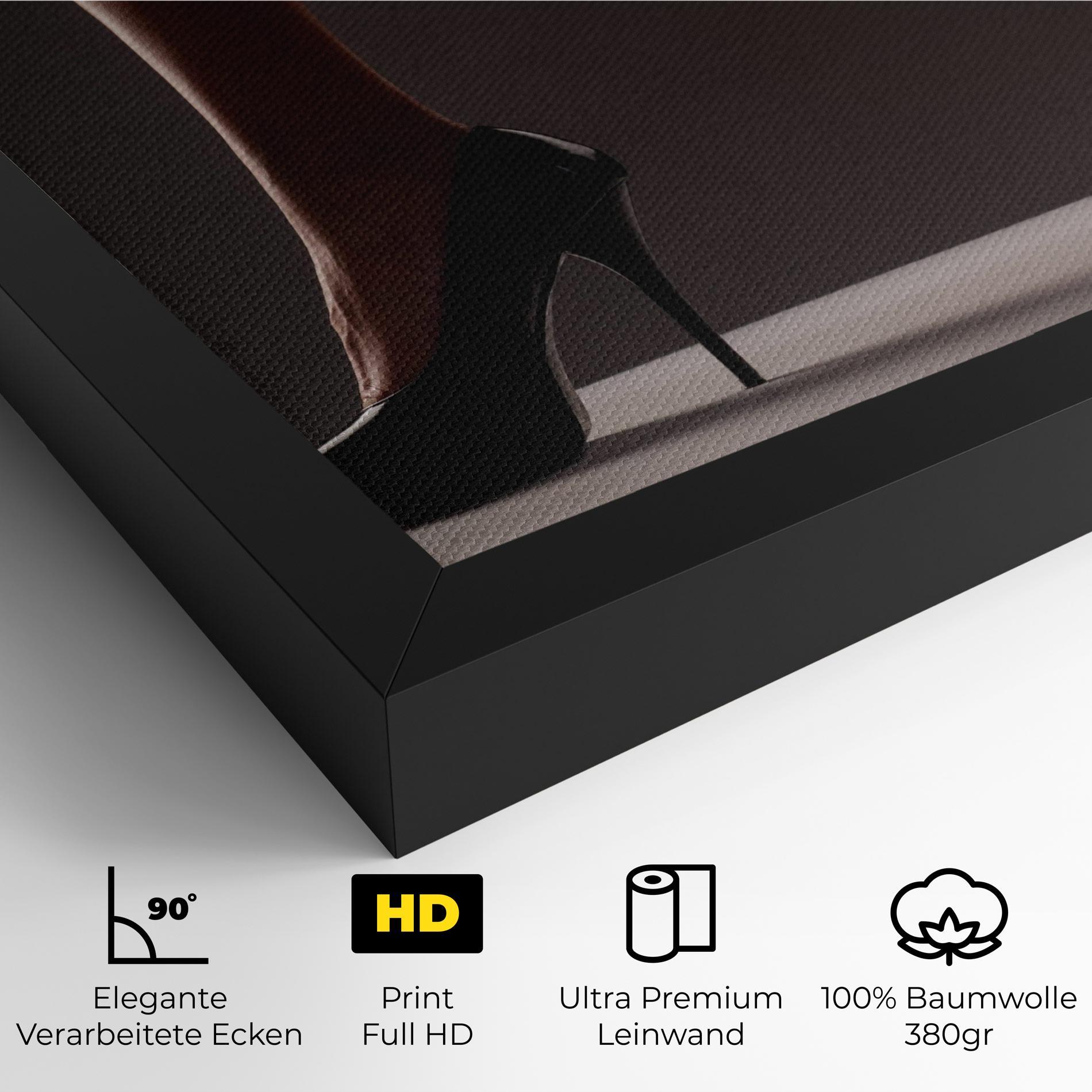 Leinwandbild Black High Heels mockup 4