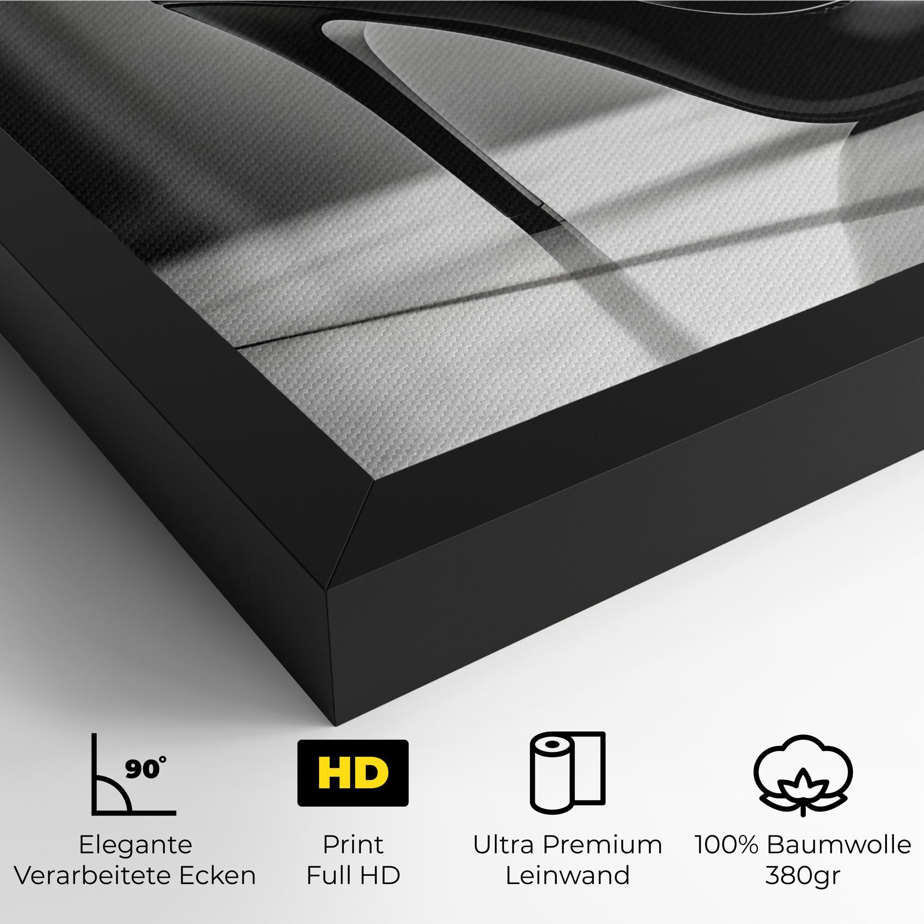 Leinwandbild Black Unique Design mockup 4