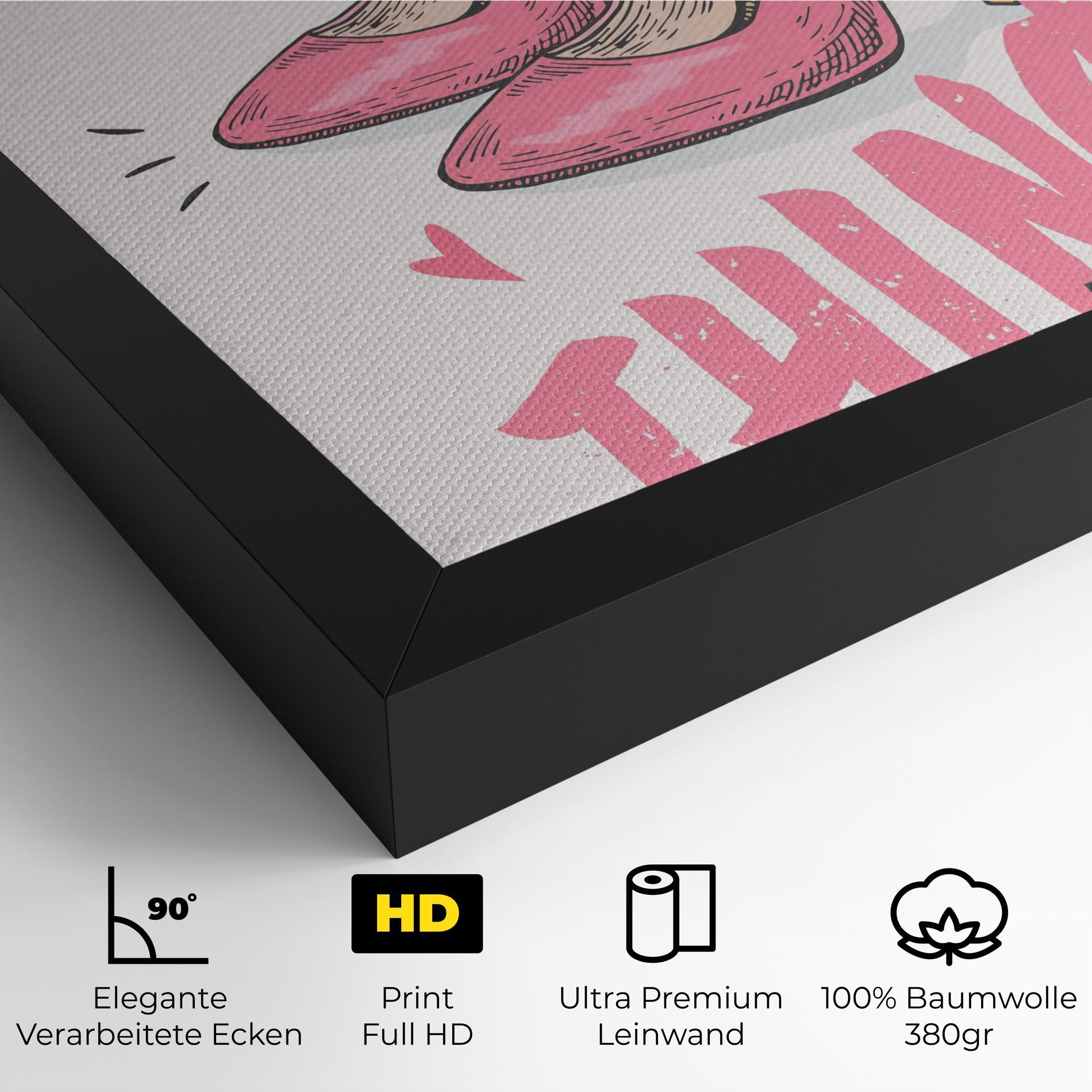 Leinwandbild Girl Things mockup 4