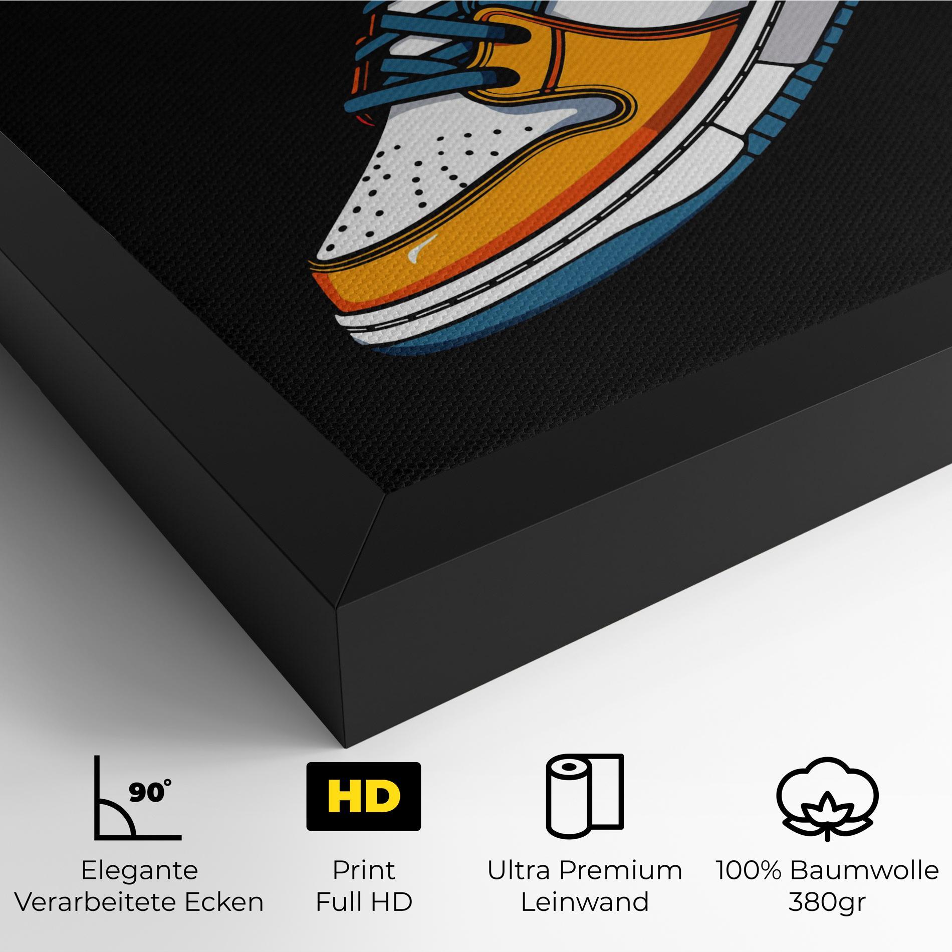 Leinwandbild Nike Shoe mockup 4