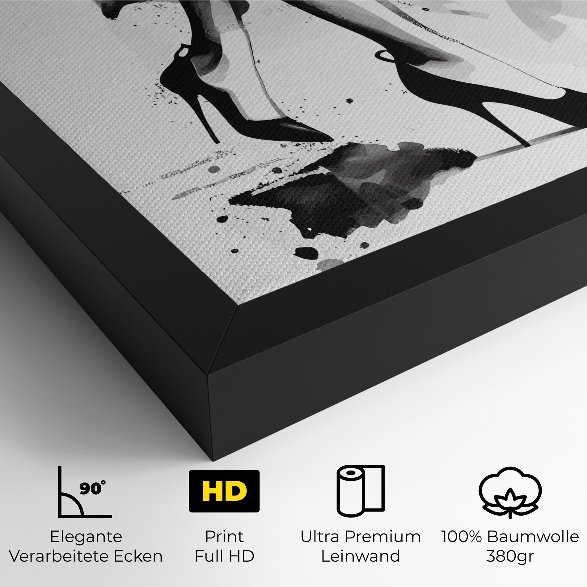 Watercolor Shoes mockup 4