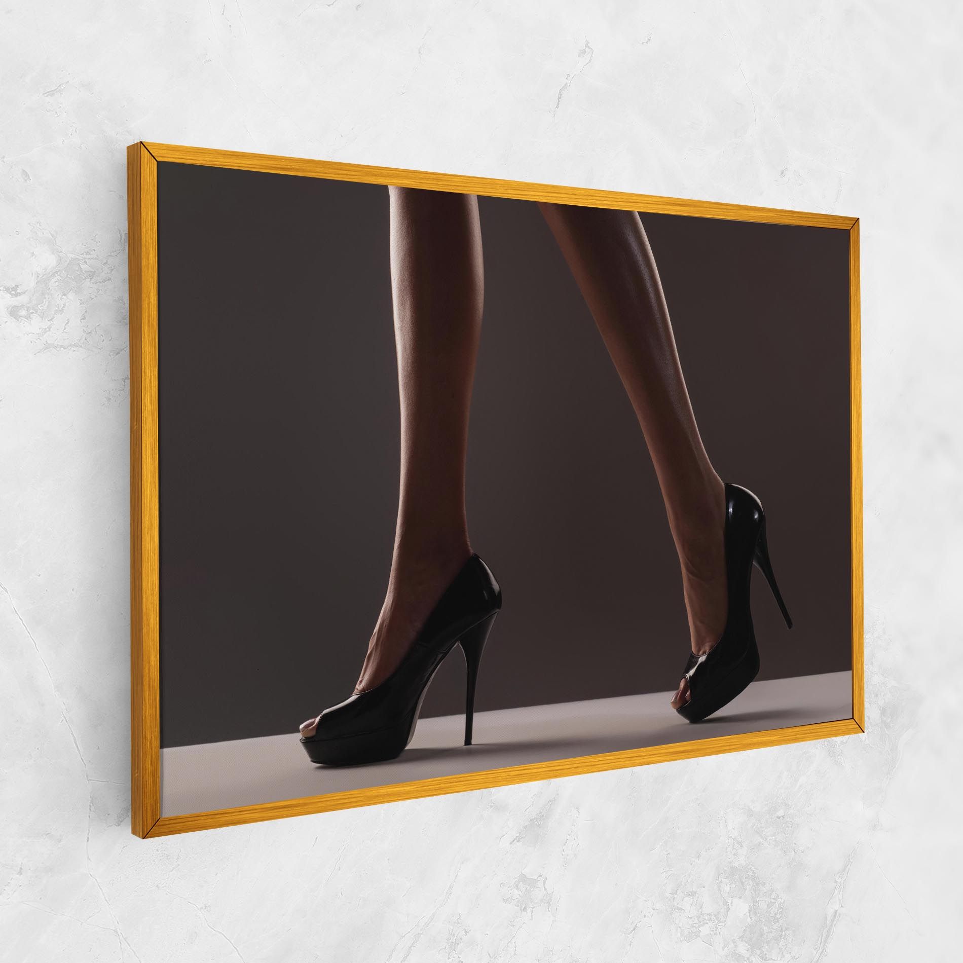 Black High Heels mockup 1