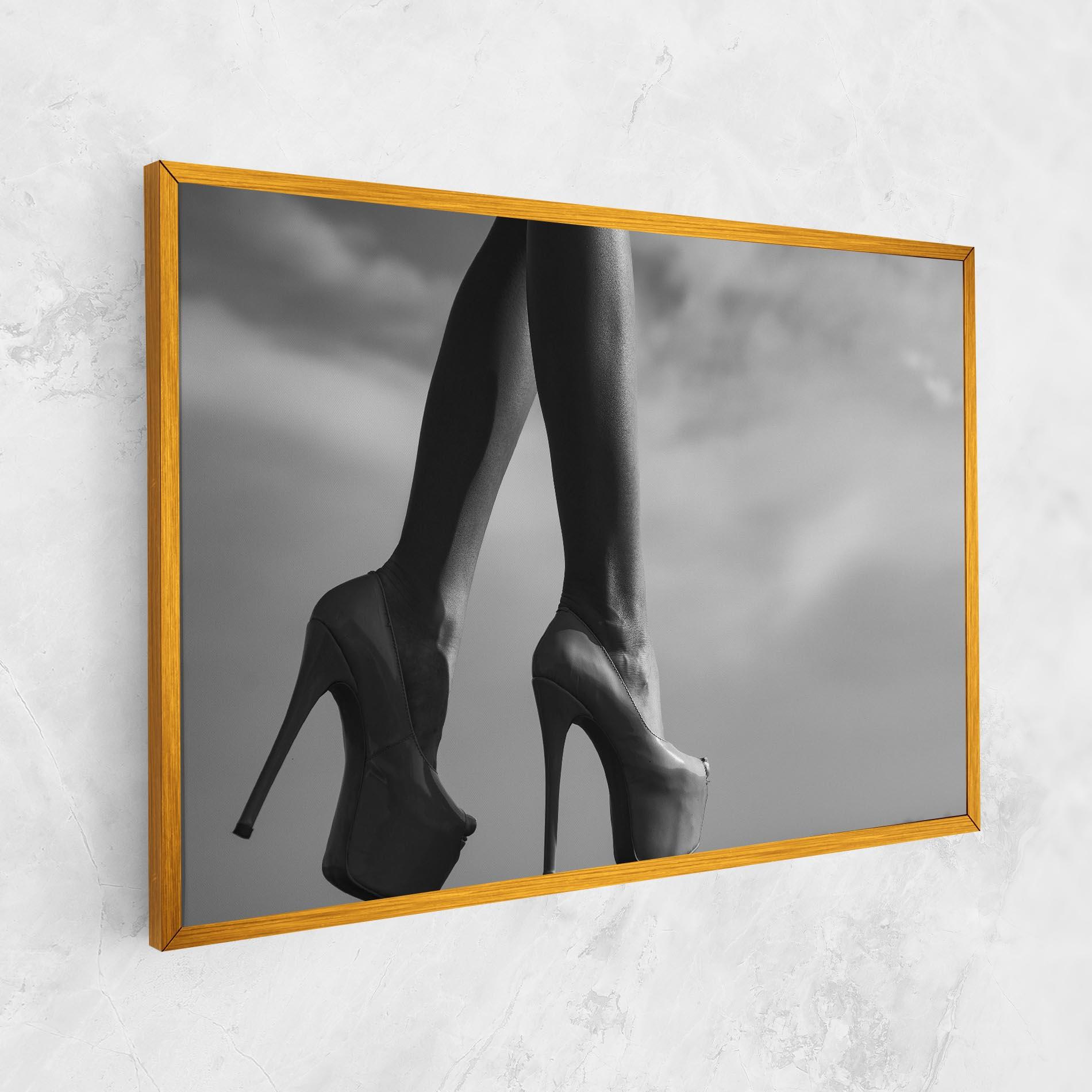 Leinwandbild Heels Sky Background mockup 1