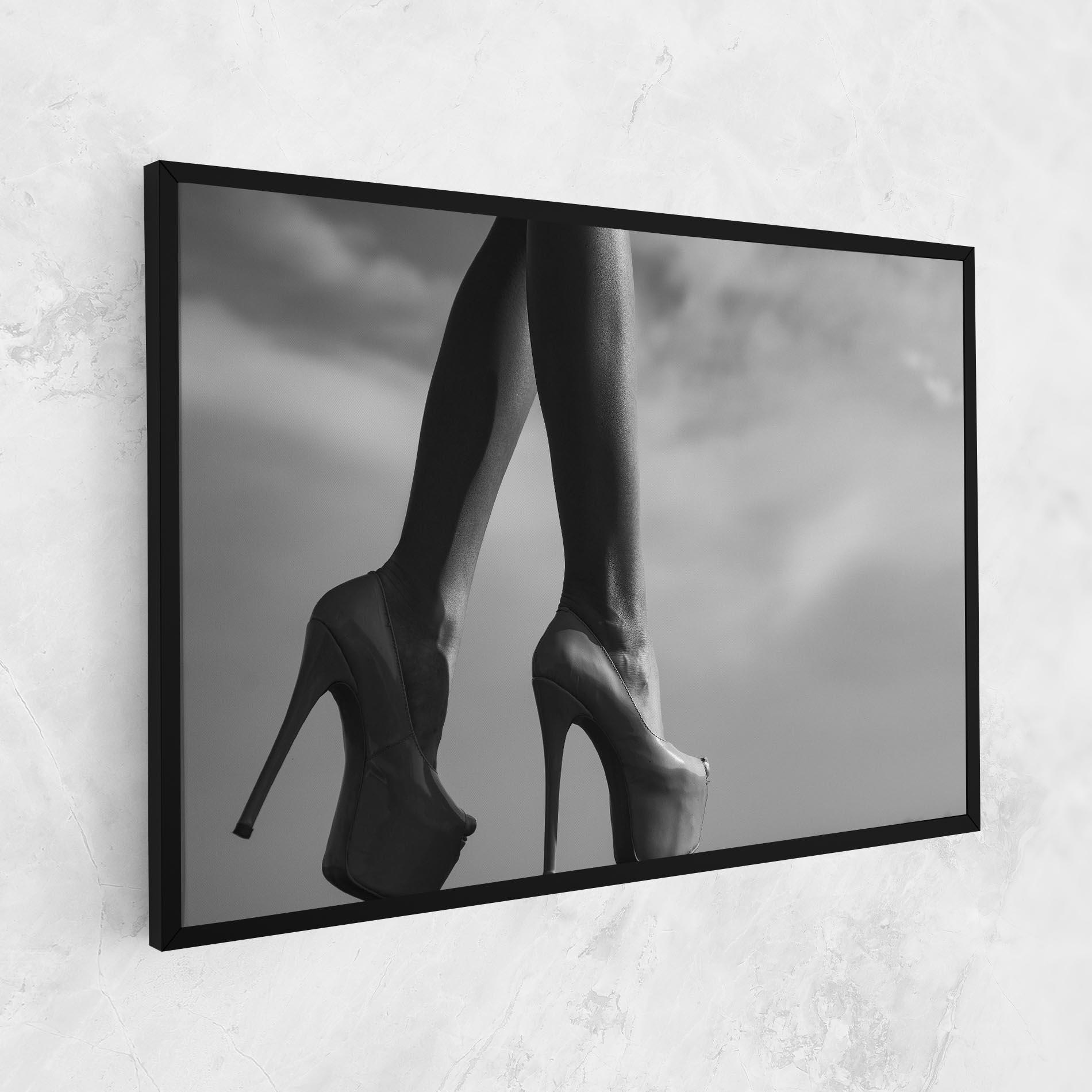 Leinwandbild Heels Sky Background mockup 1