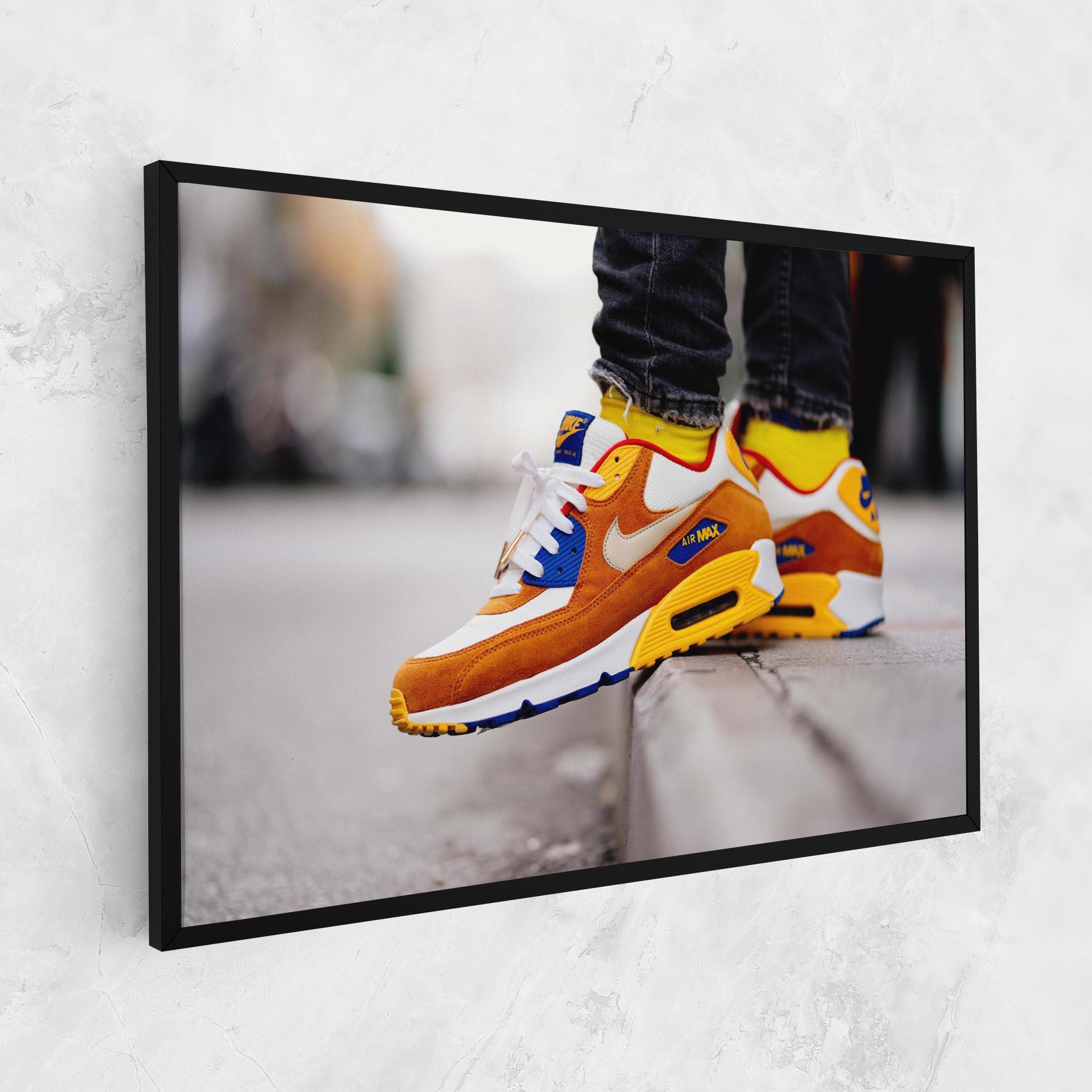 Leinwandbild Nike Air Max Shoes mockup 1