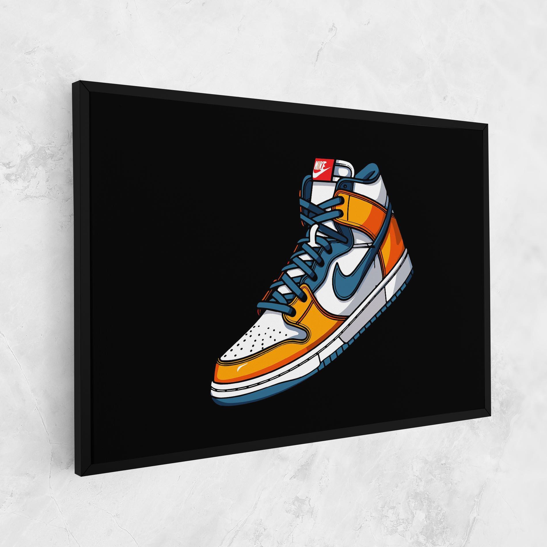 Leinwandbild Nike Shoe mockup 1