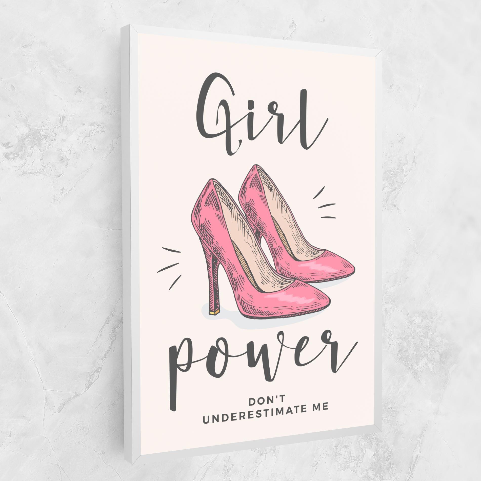 Leinwandbild Girl Power mockup 1