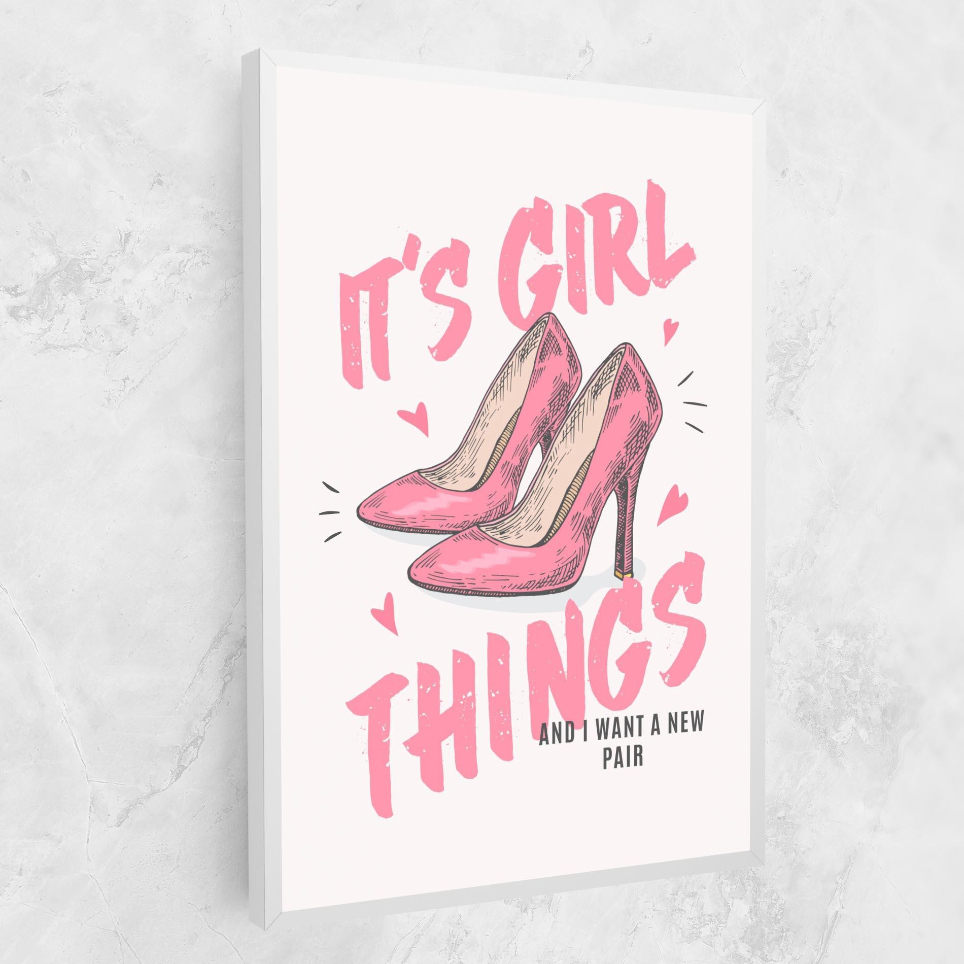 Leinwandbild Girl Things mockup 1