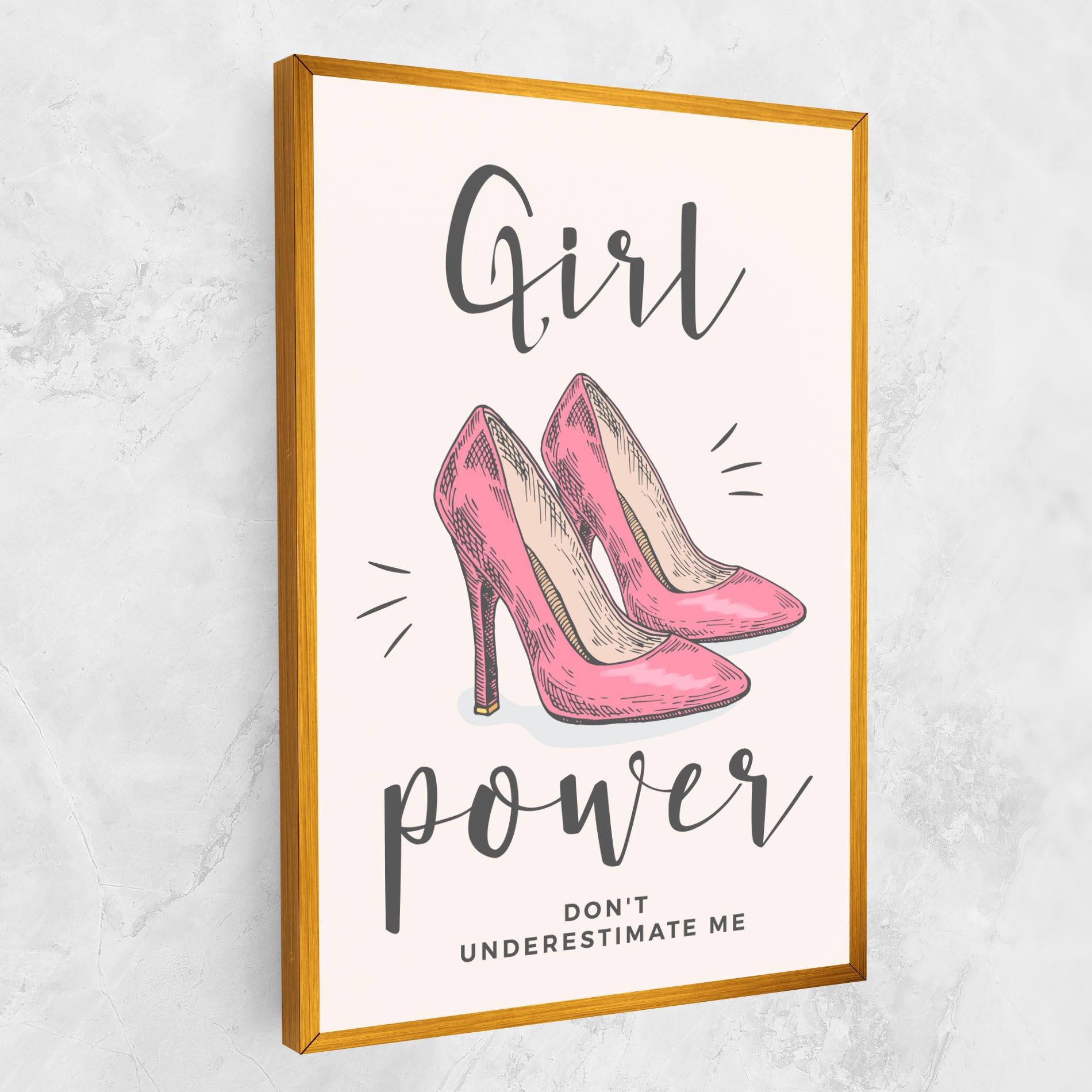 Leinwandbild Girl Power mockup 1