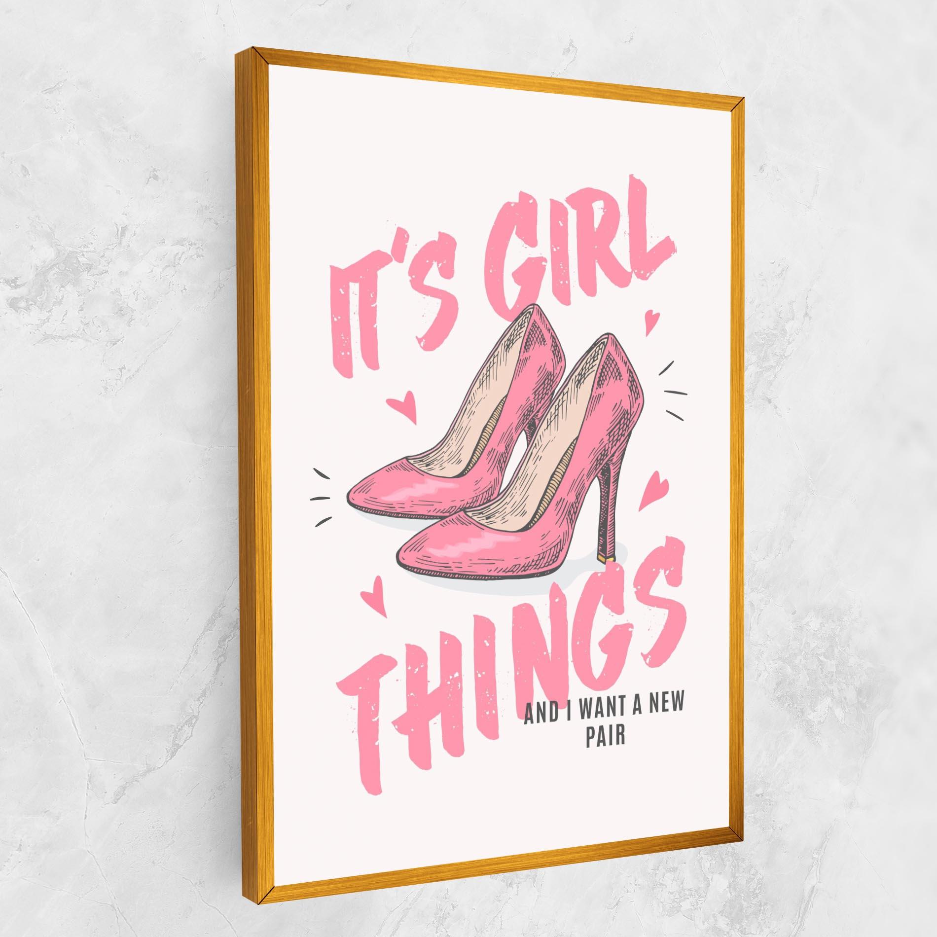 Leinwandbild Girl Things mockup 1