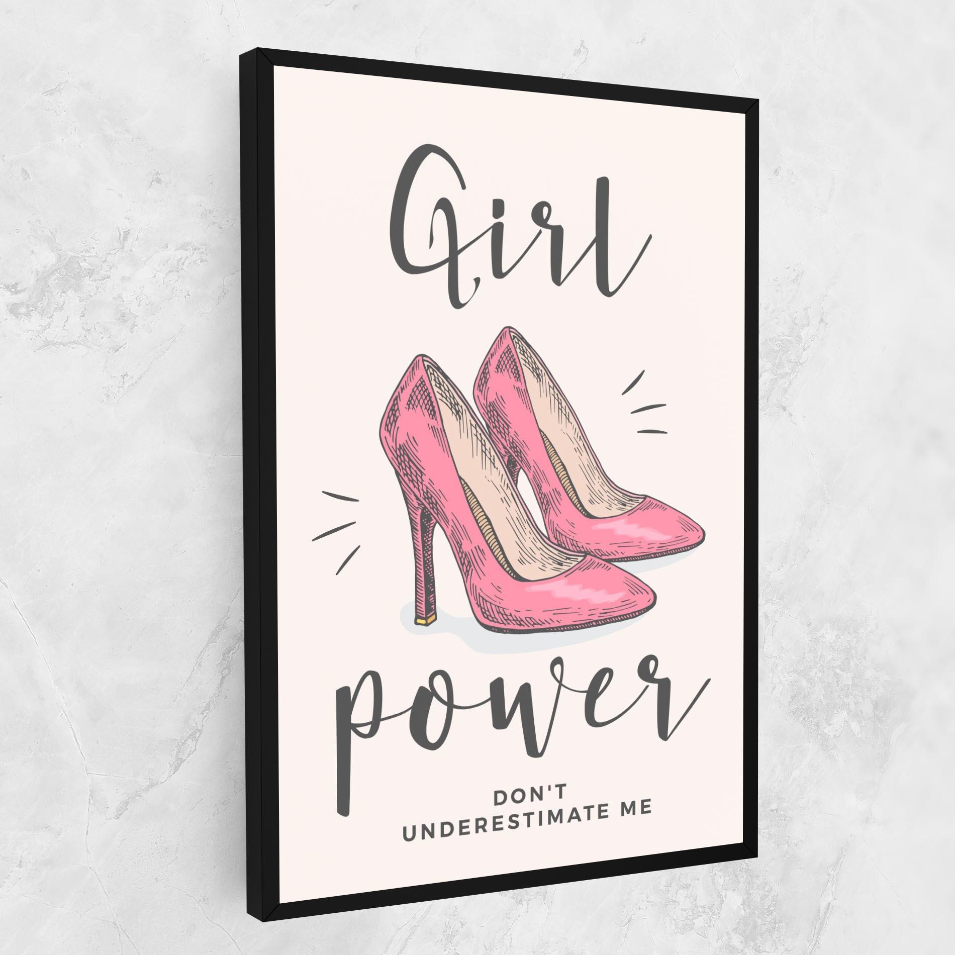 Leinwandbild Girl Power mockup 1