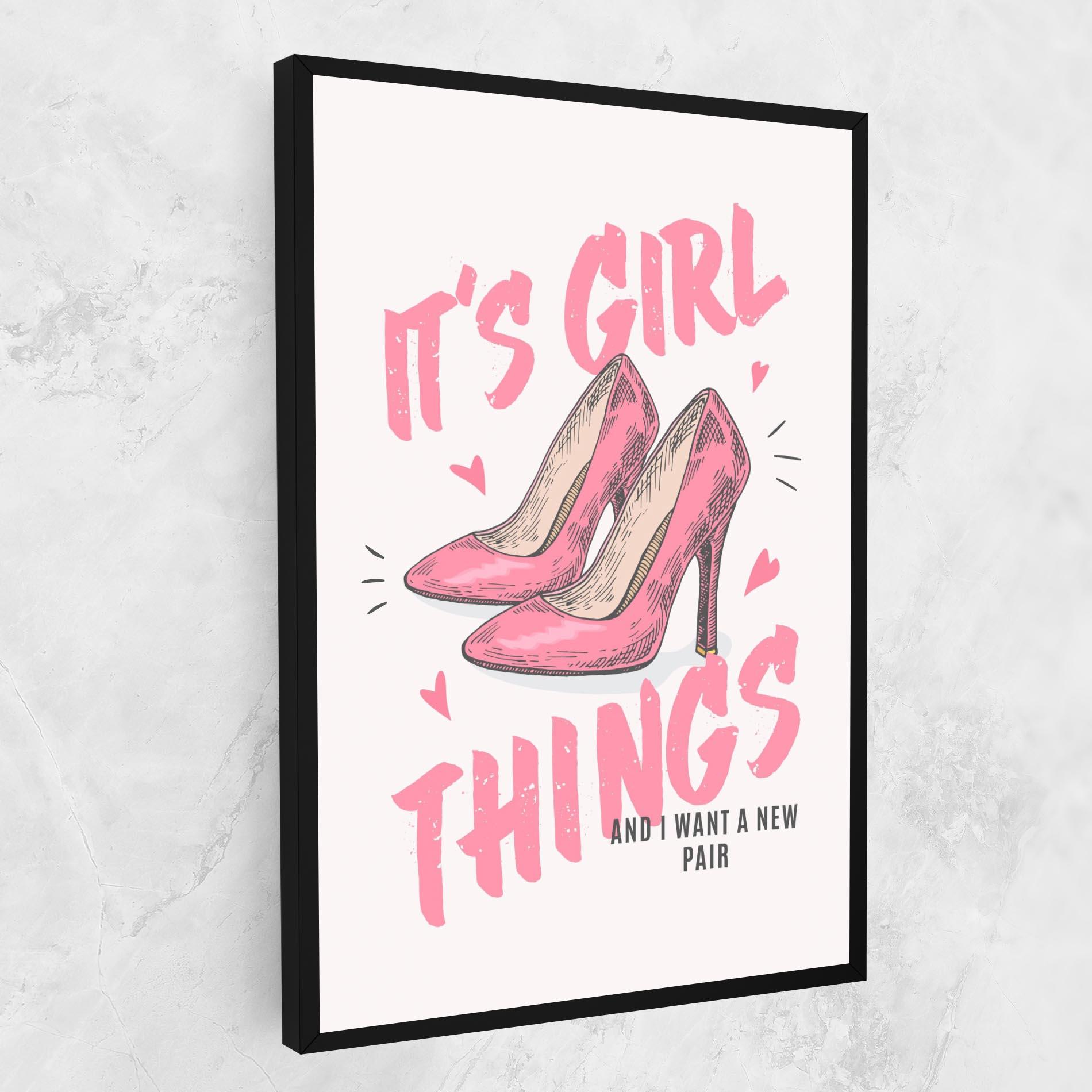 Leinwandbild Girl Things mockup 1