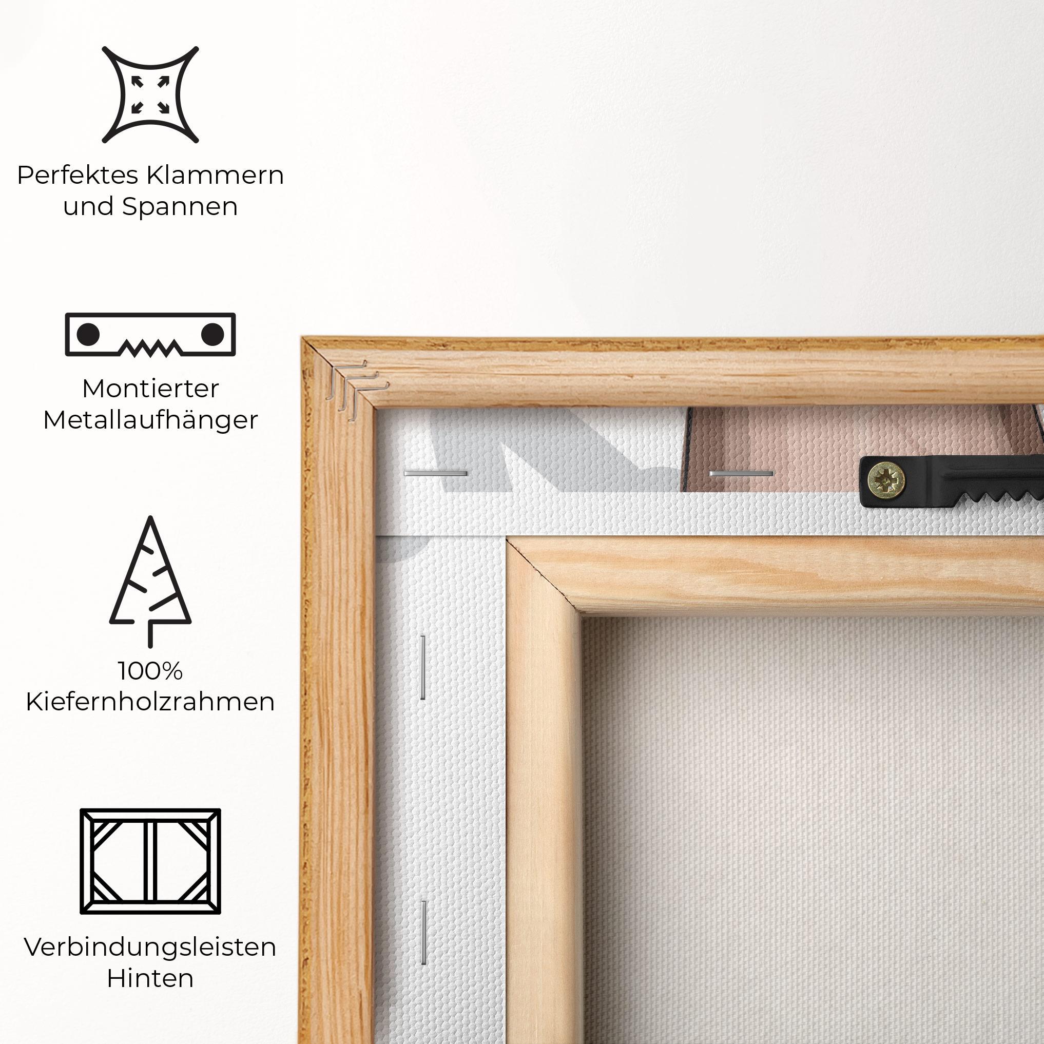 Leinwandbild Black Woman Shoes mockup 5