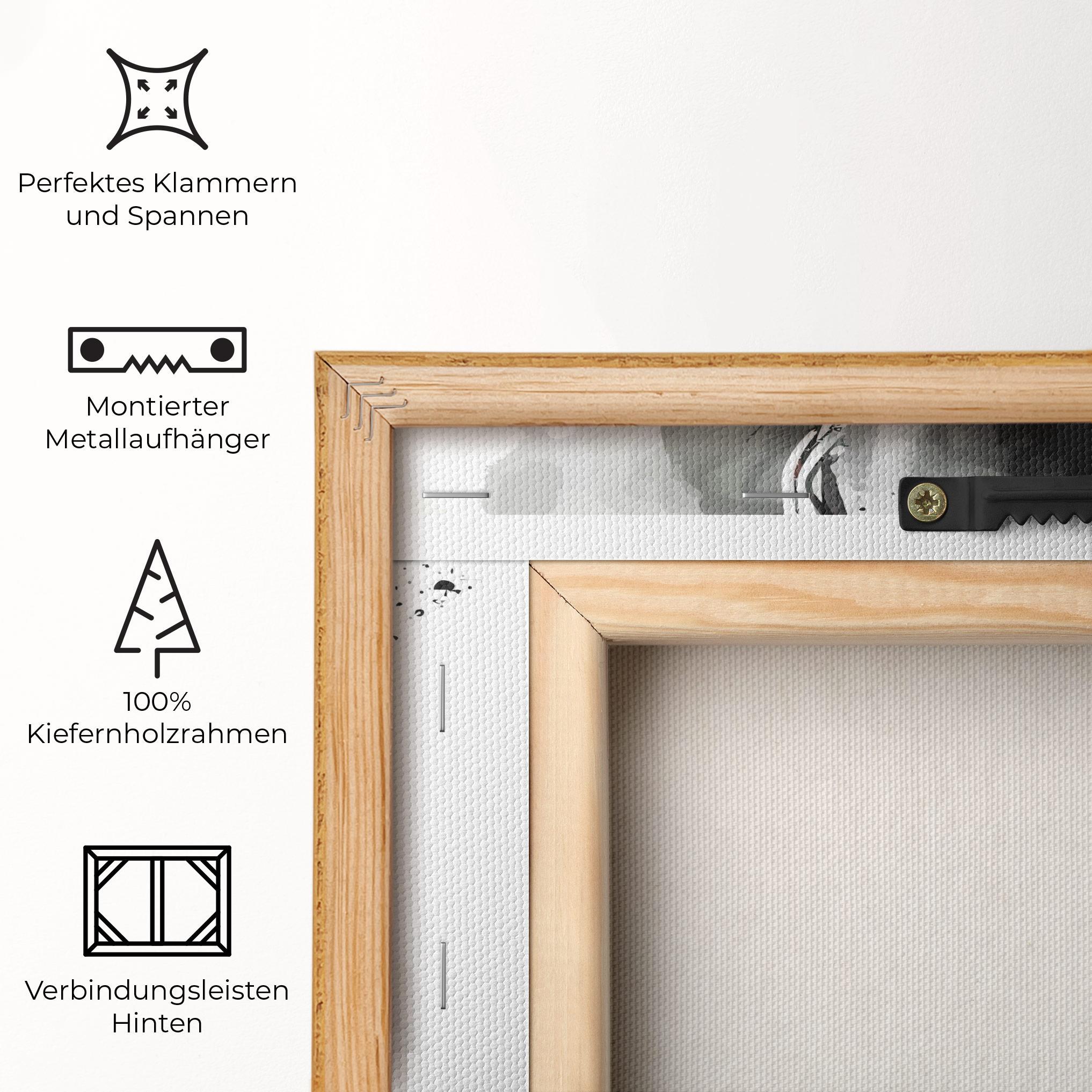 Leinwandbild Watercolor Shoes mockup 5