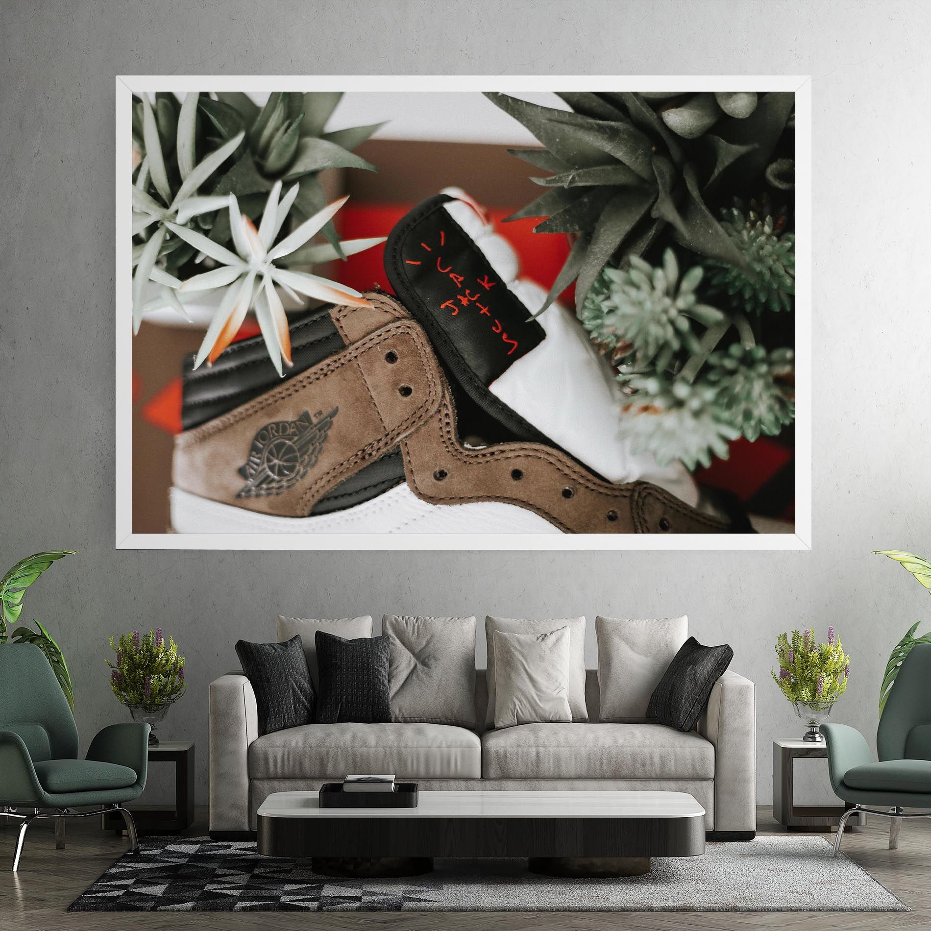 Brown Air Jordan mockup 7