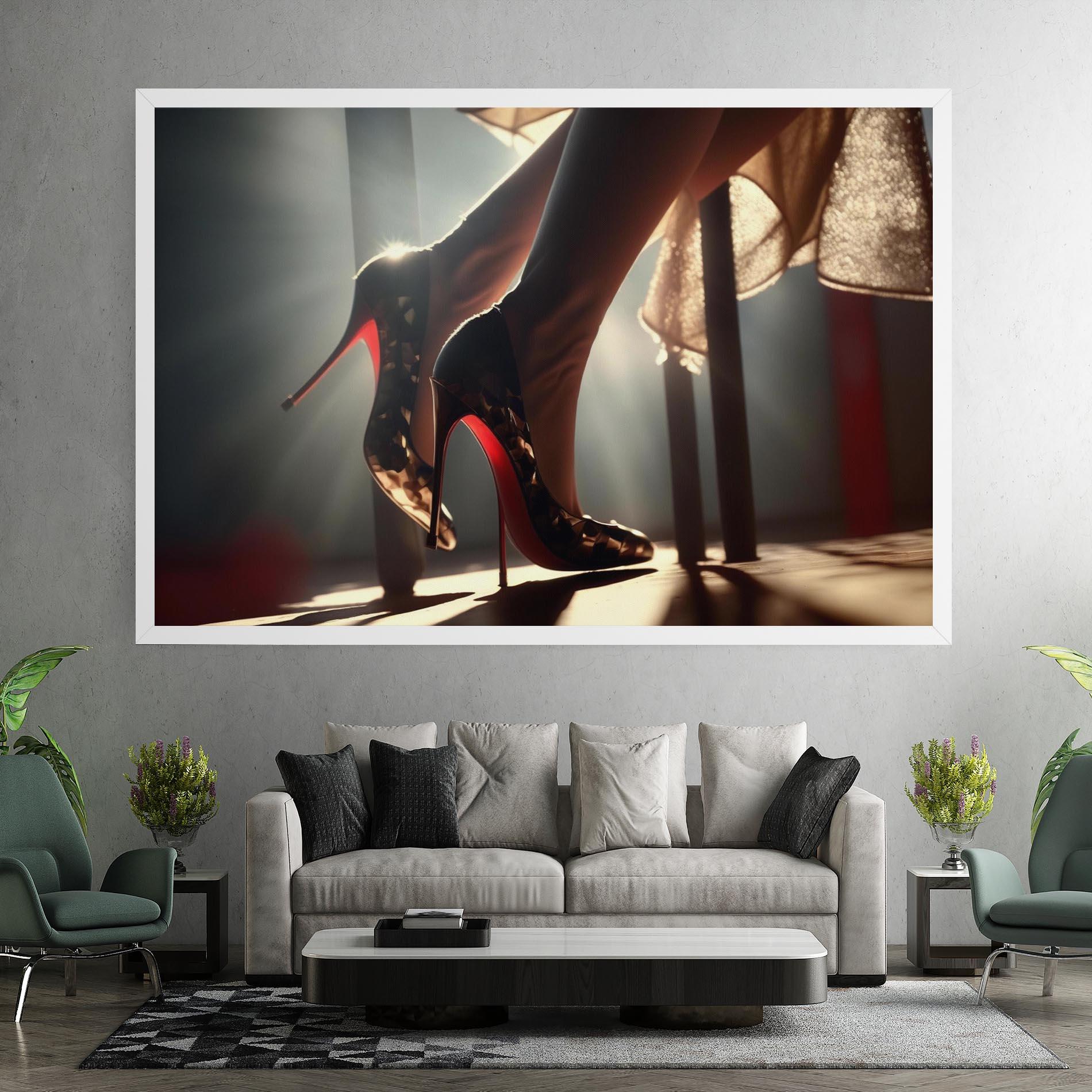 Leinwandbild Heels In The Sun mockup 7