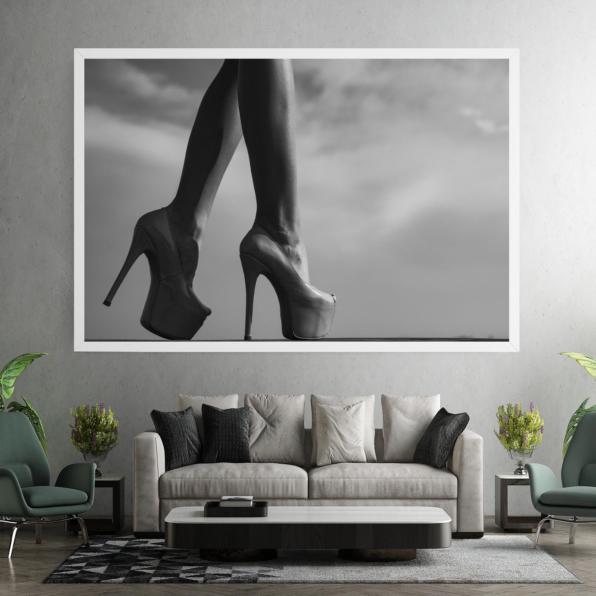 Heels Sky Background mockup 7