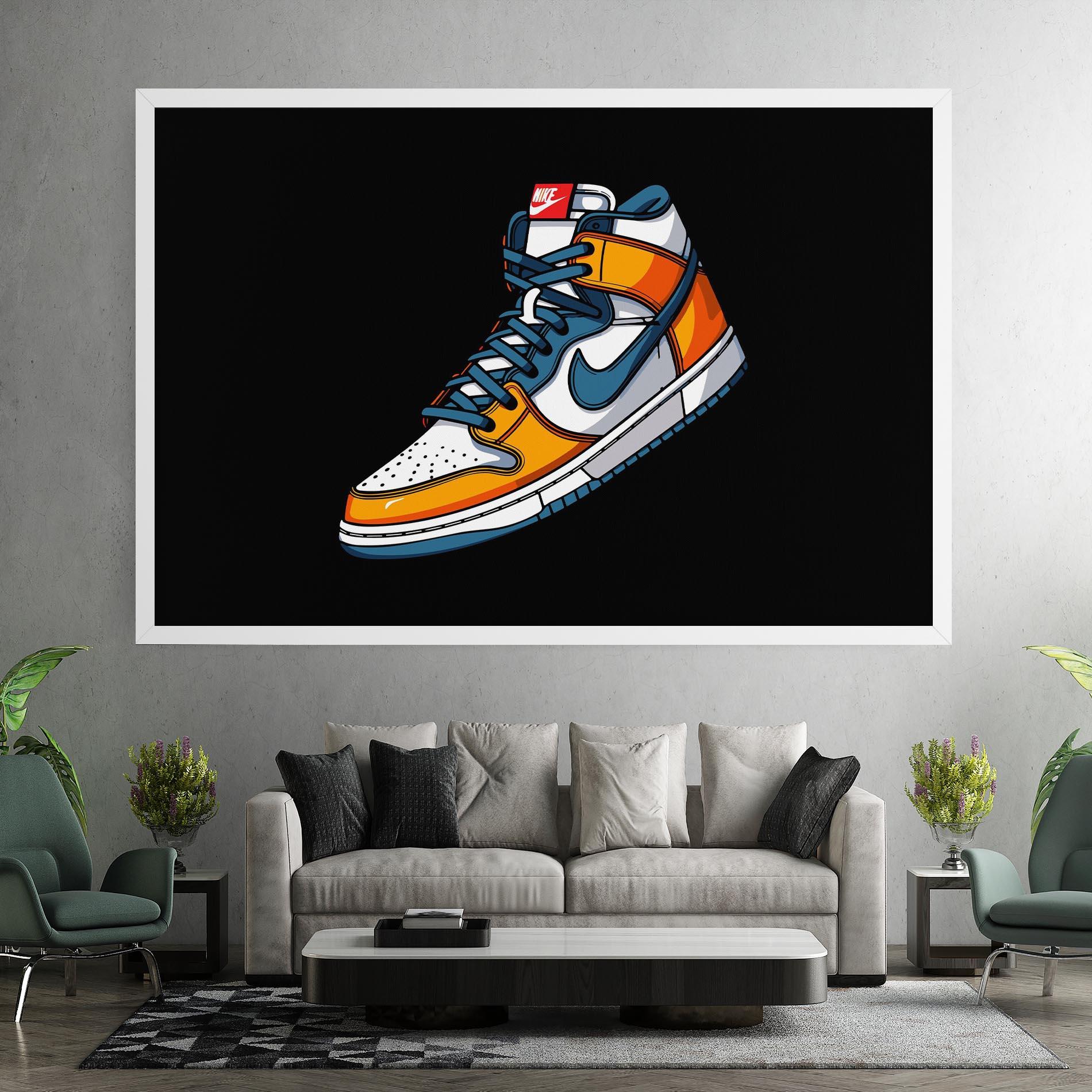 Leinwandbild Nike Shoe mockup 7