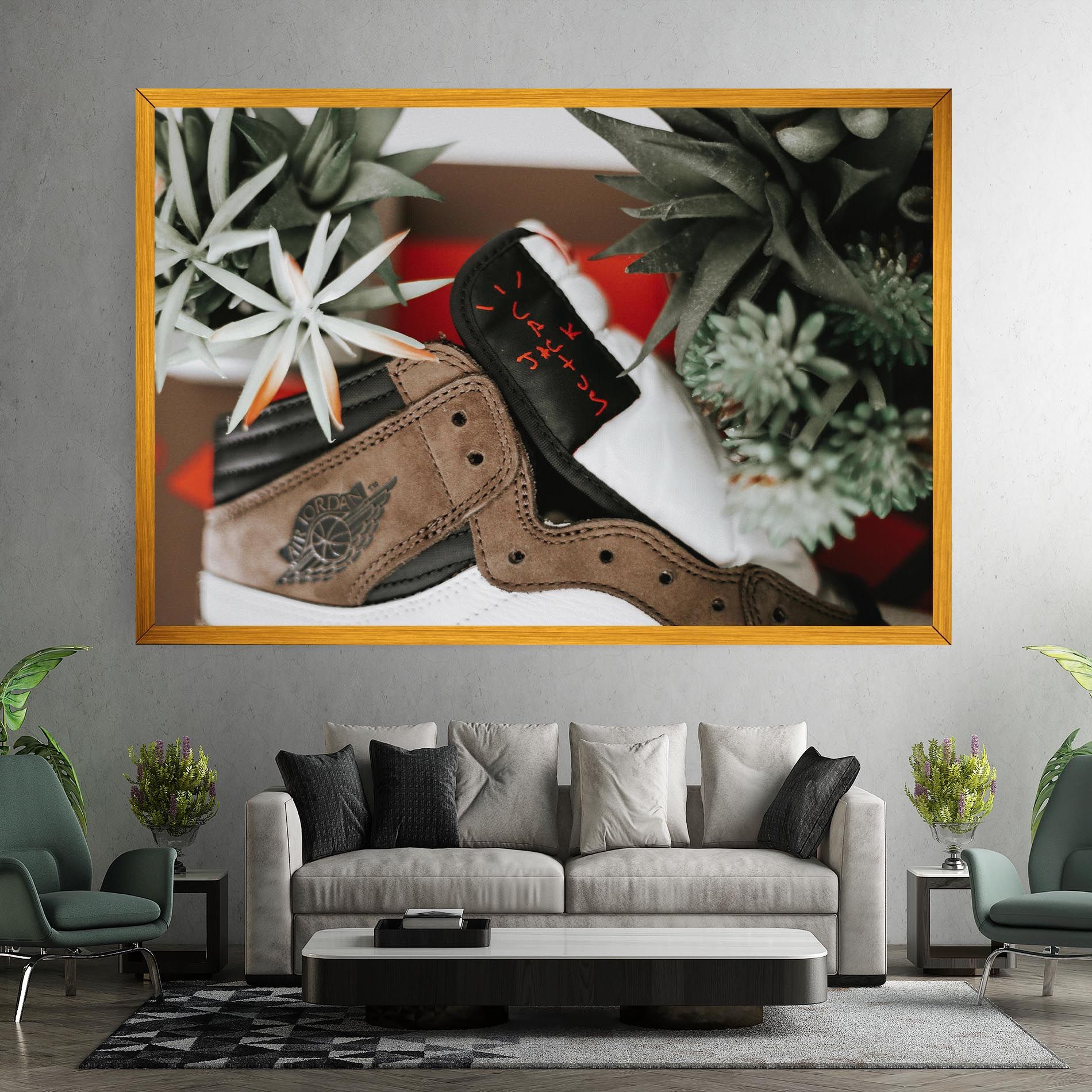 Brown Air Jordan mockup 7