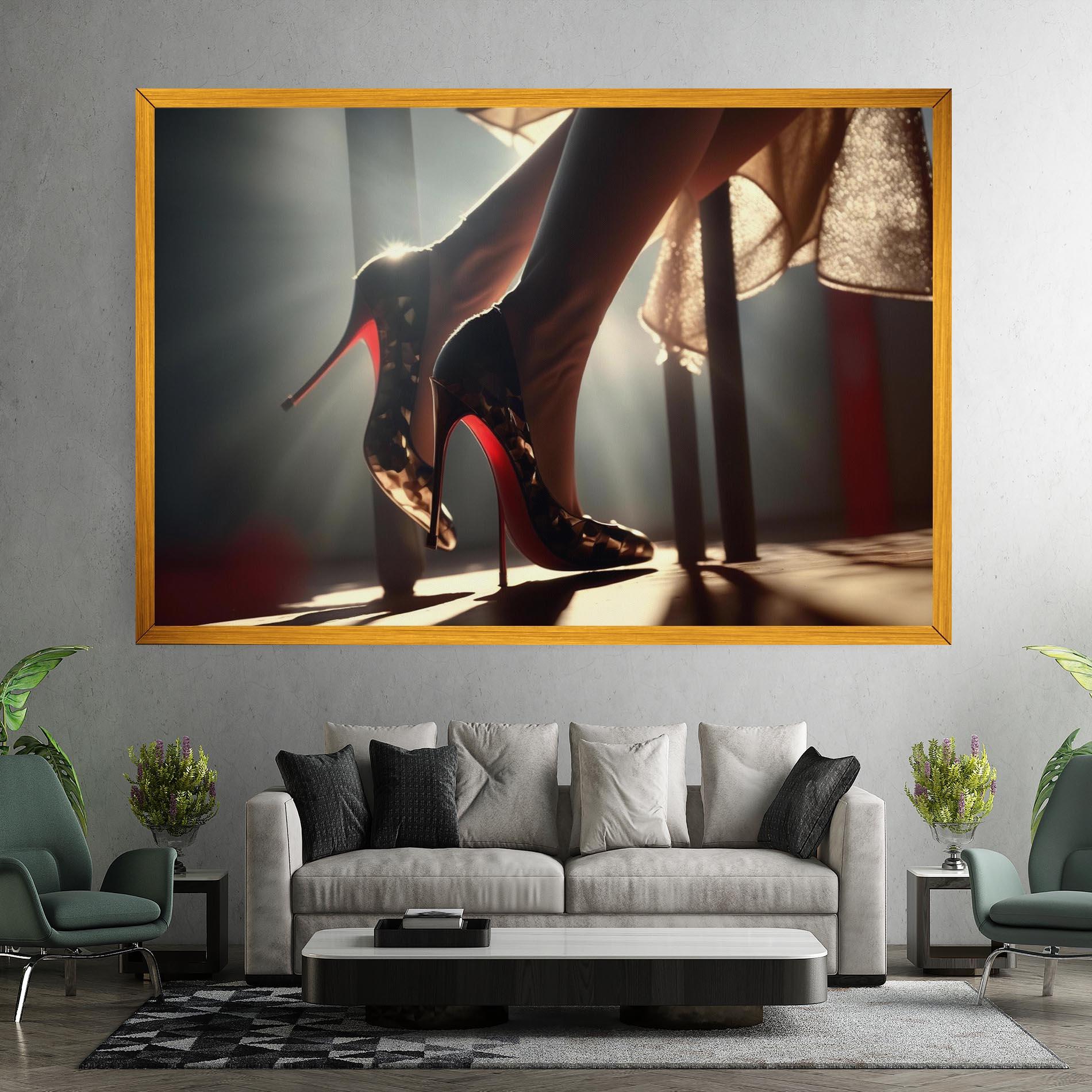 Leinwandbild Heels In The Sun mockup 7