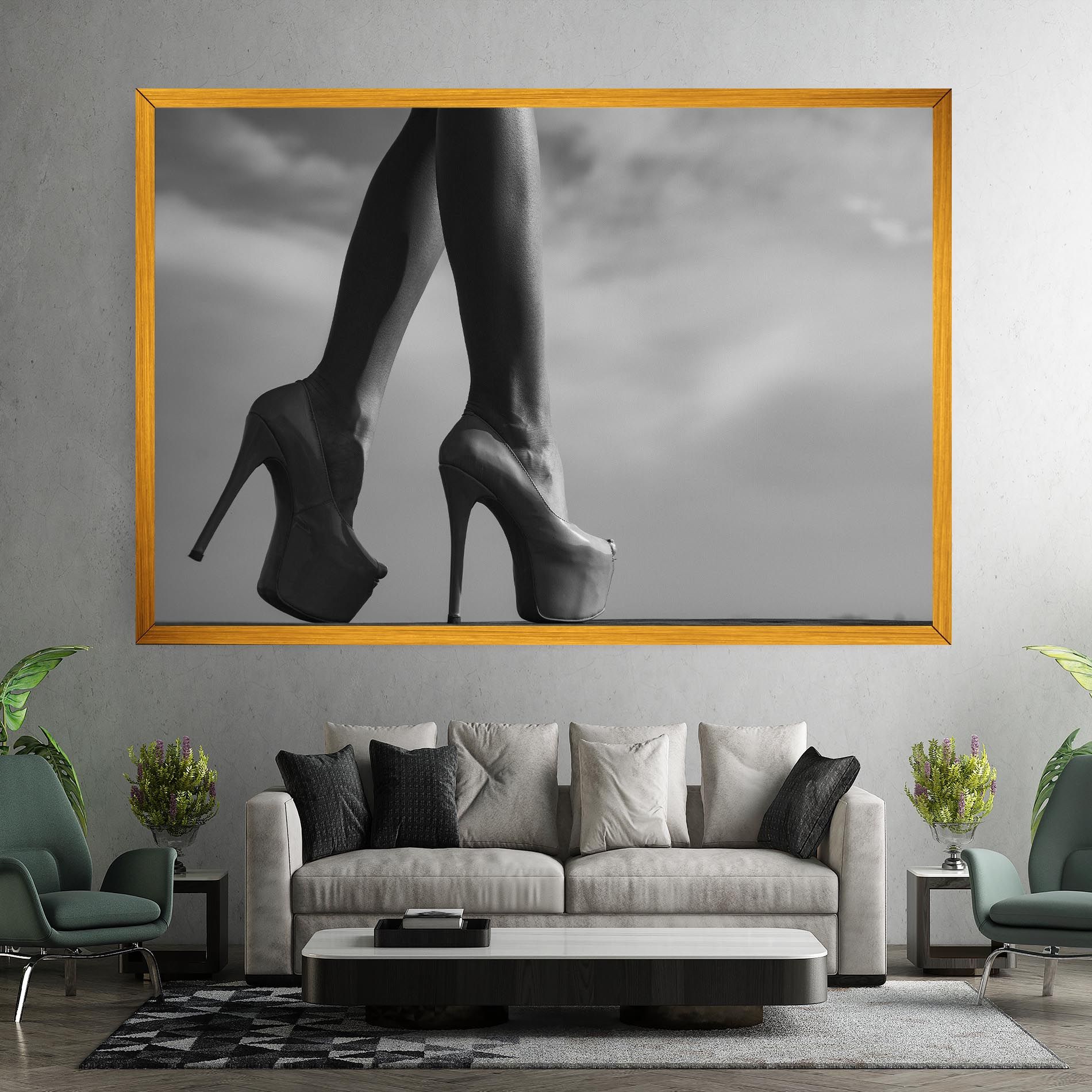 Heels Sky Background mockup 7