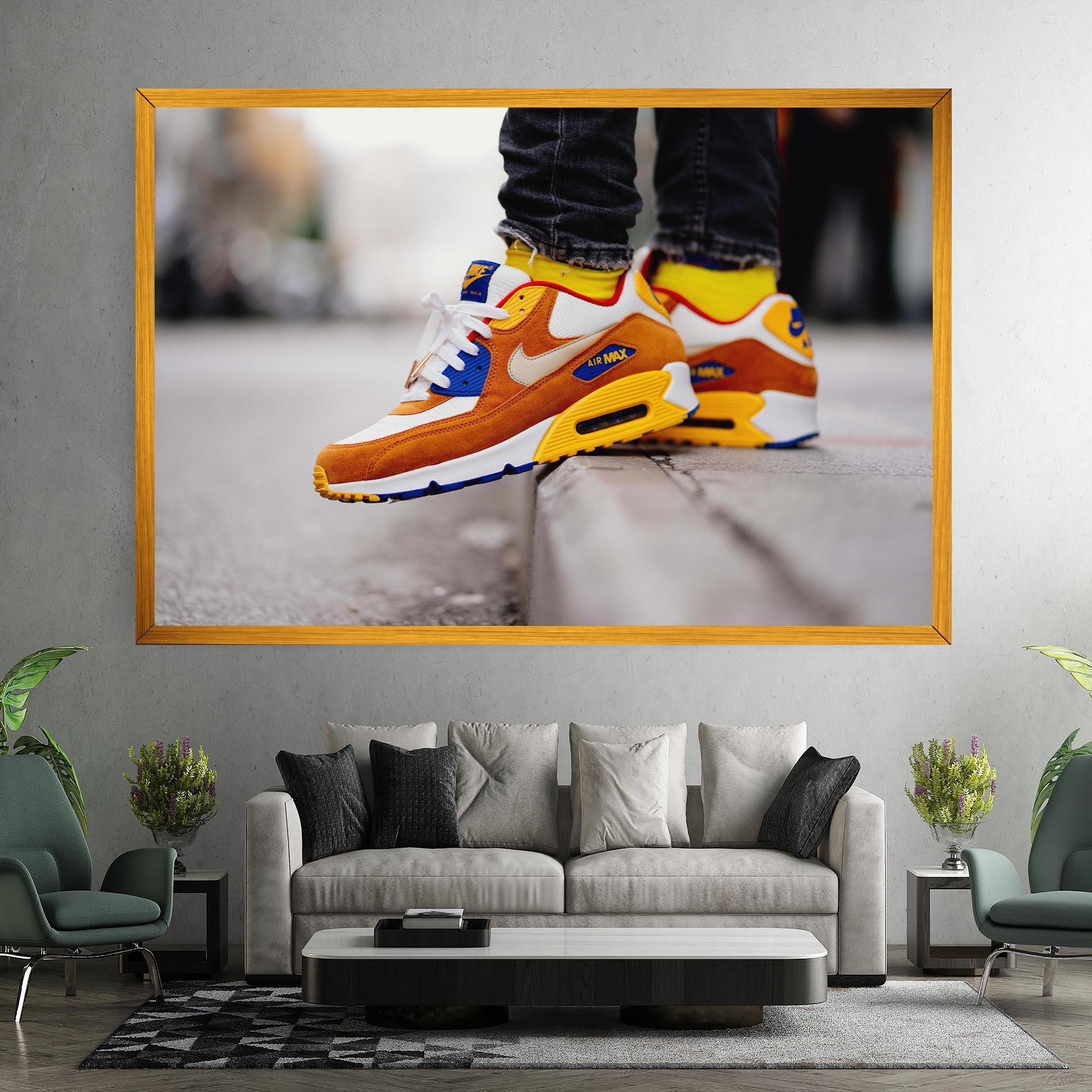Leinwandbild Nike Air Max Shoes mockup 7
