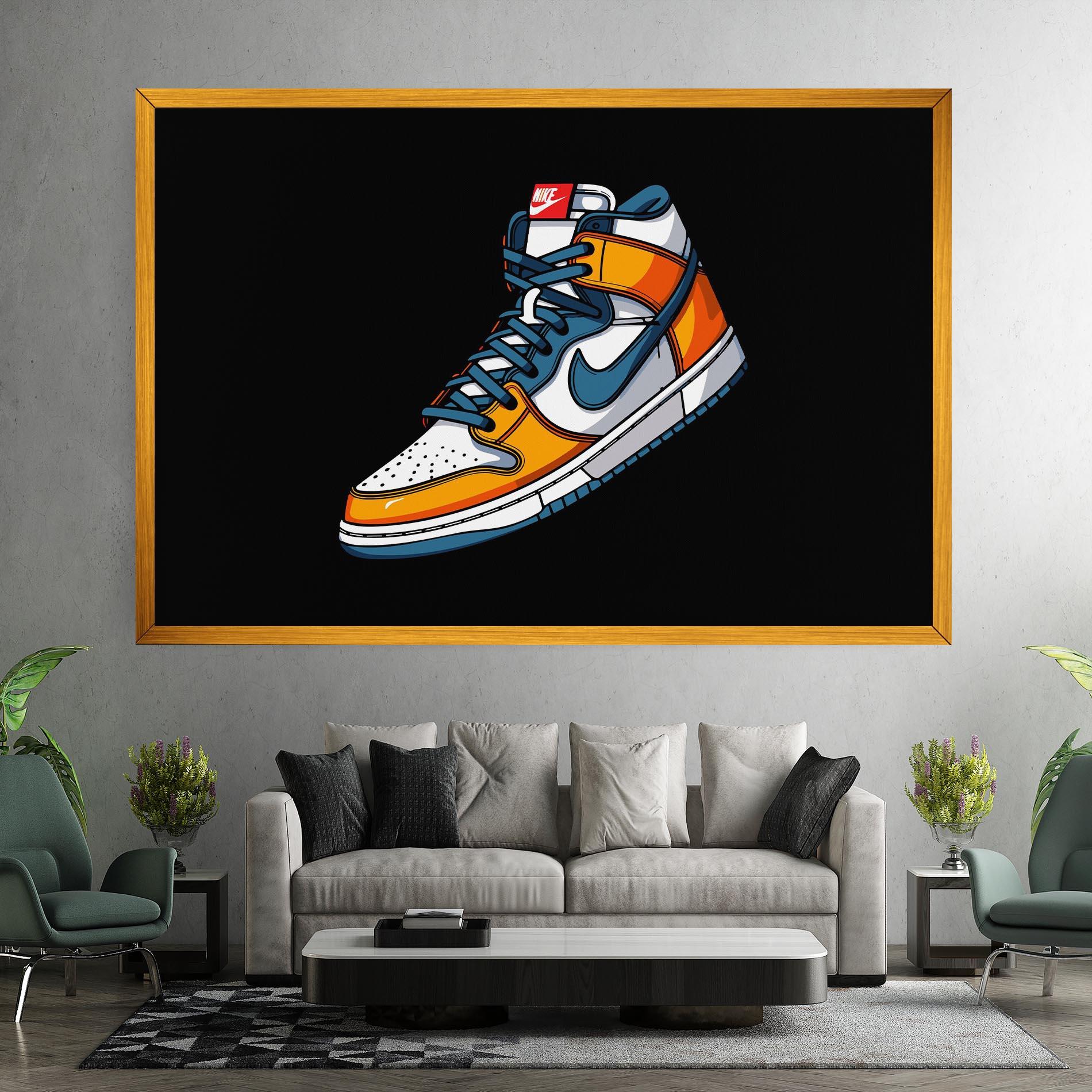 Leinwandbild Nike Shoe mockup 7