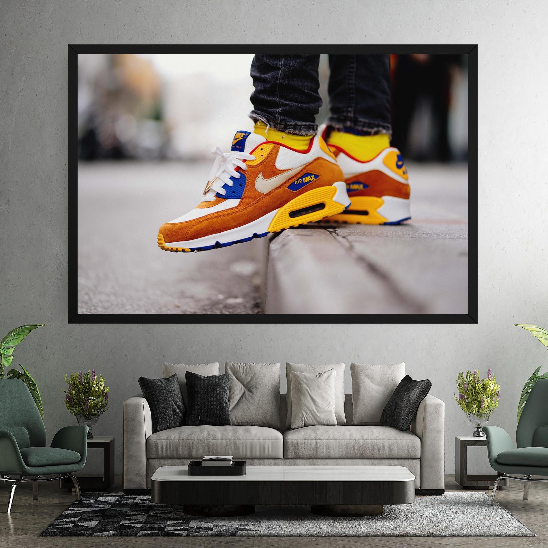 Leinwandbild Nike Air Max Shoes mockup 7