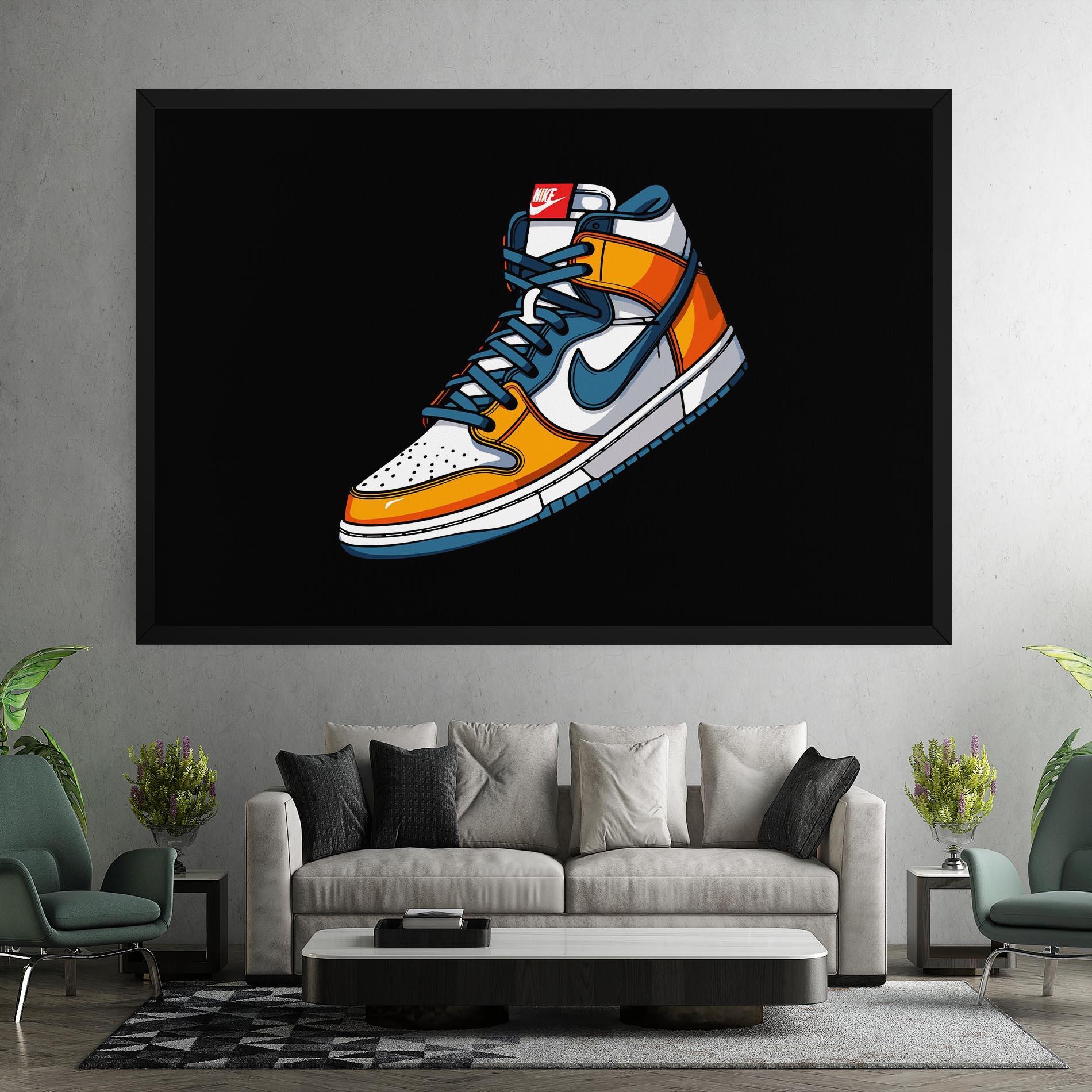 Leinwandbild Nike Shoe mockup 7