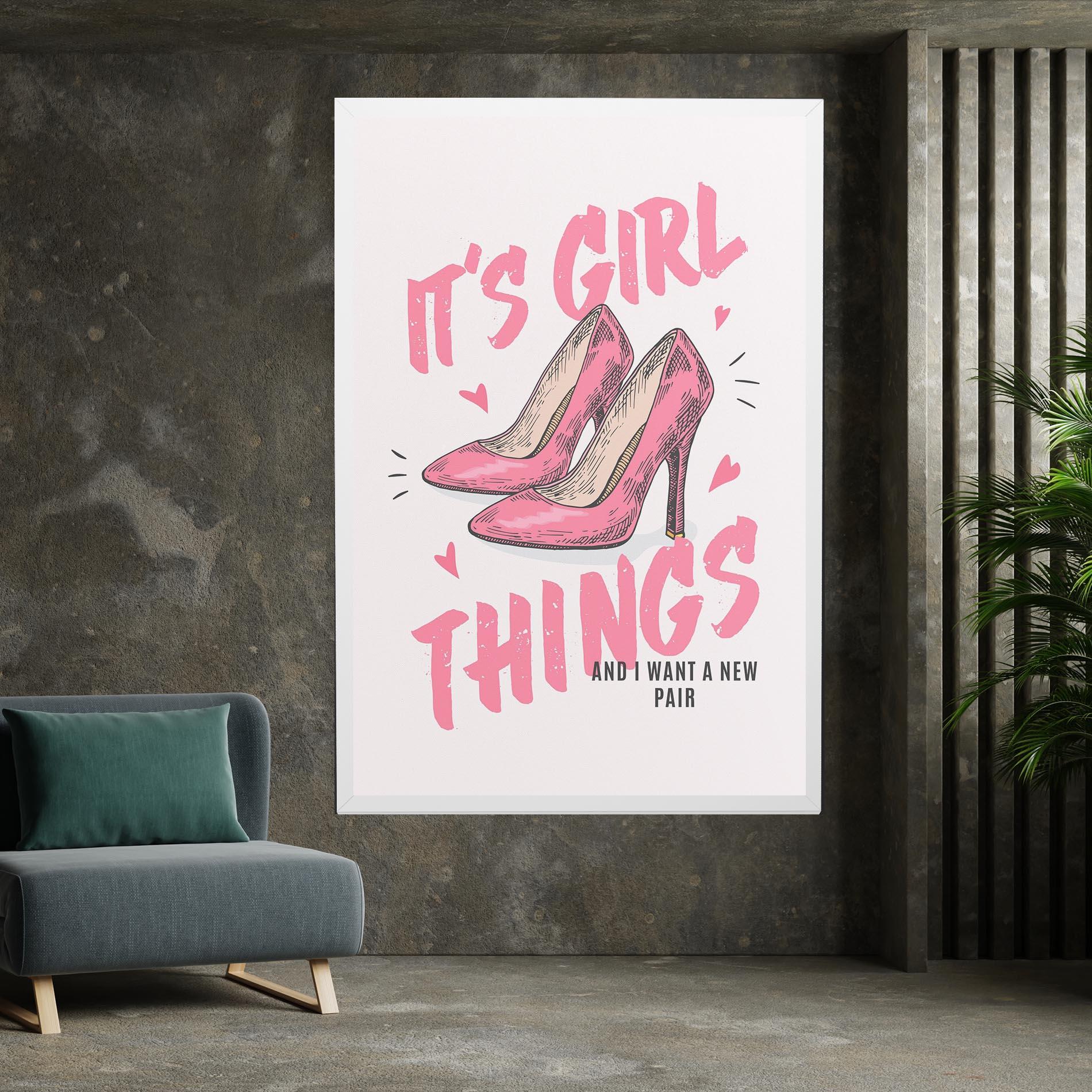 Leinwandbild Girl Things mockup 7