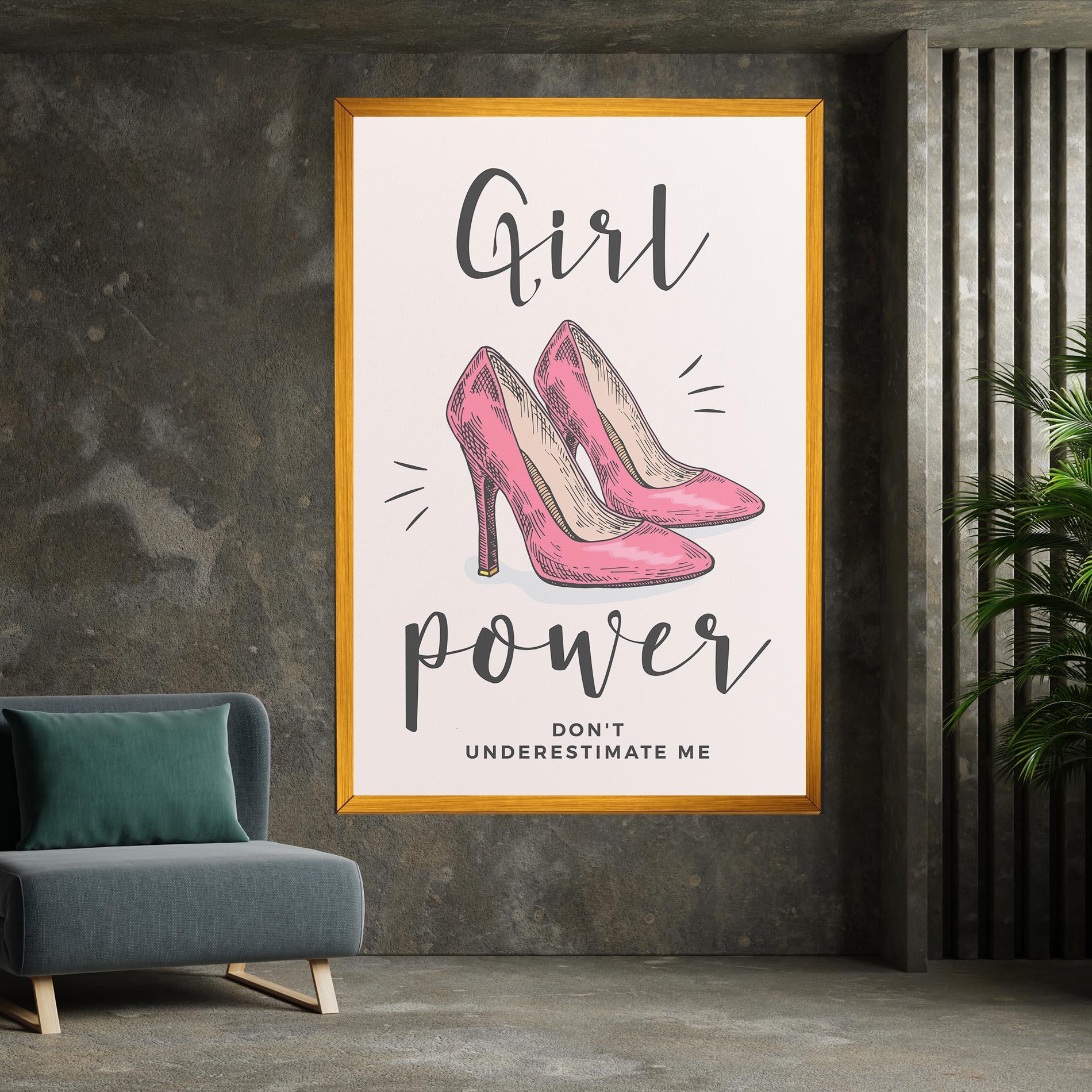 Leinwandbild Girl Power mockup 7