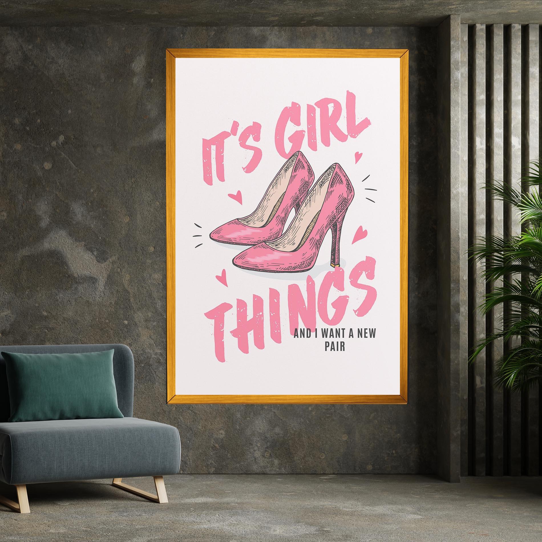 Leinwandbild Girl Things mockup 7