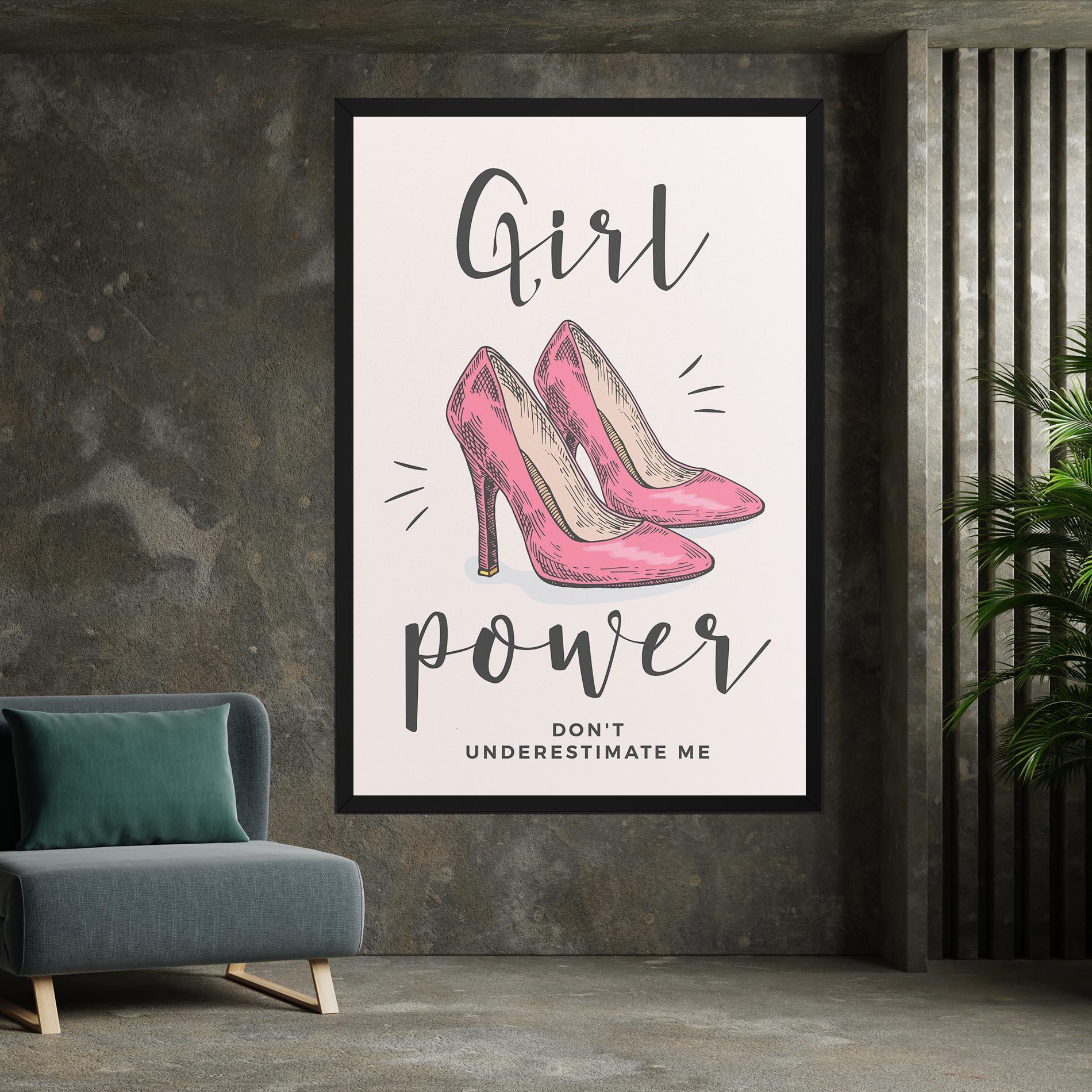 Leinwandbild Girl Power mockup 7