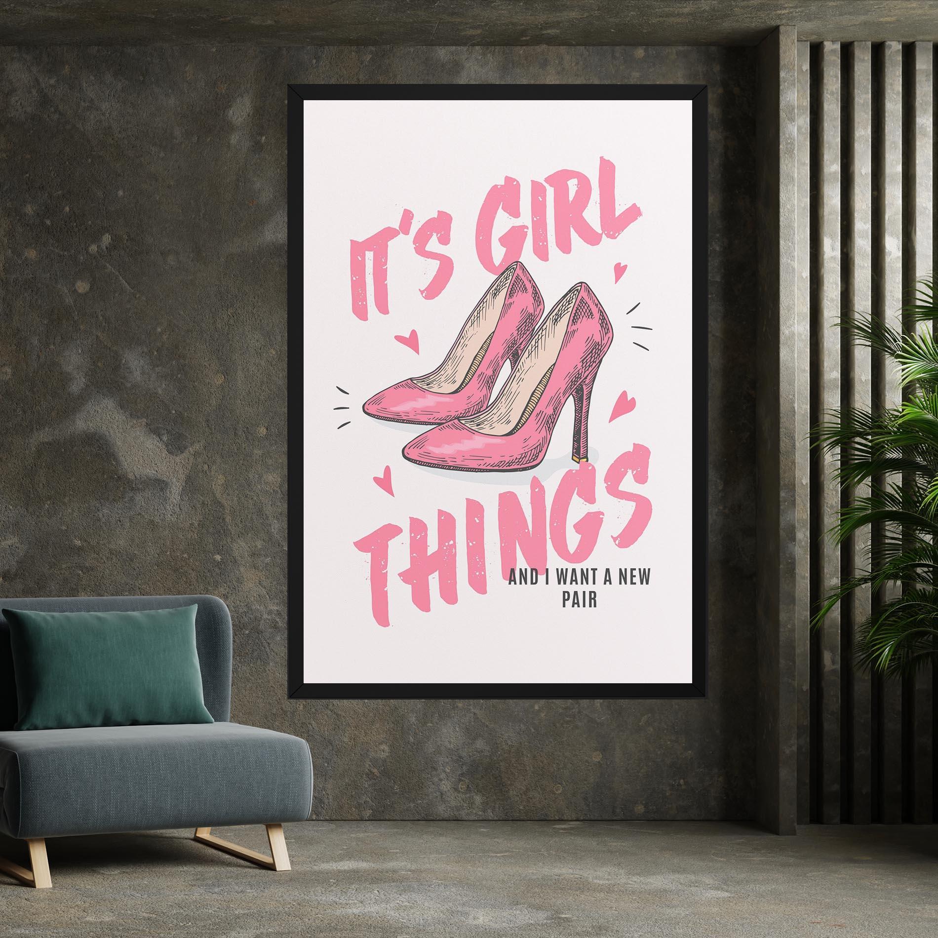 Leinwandbild Girl Things mockup 7