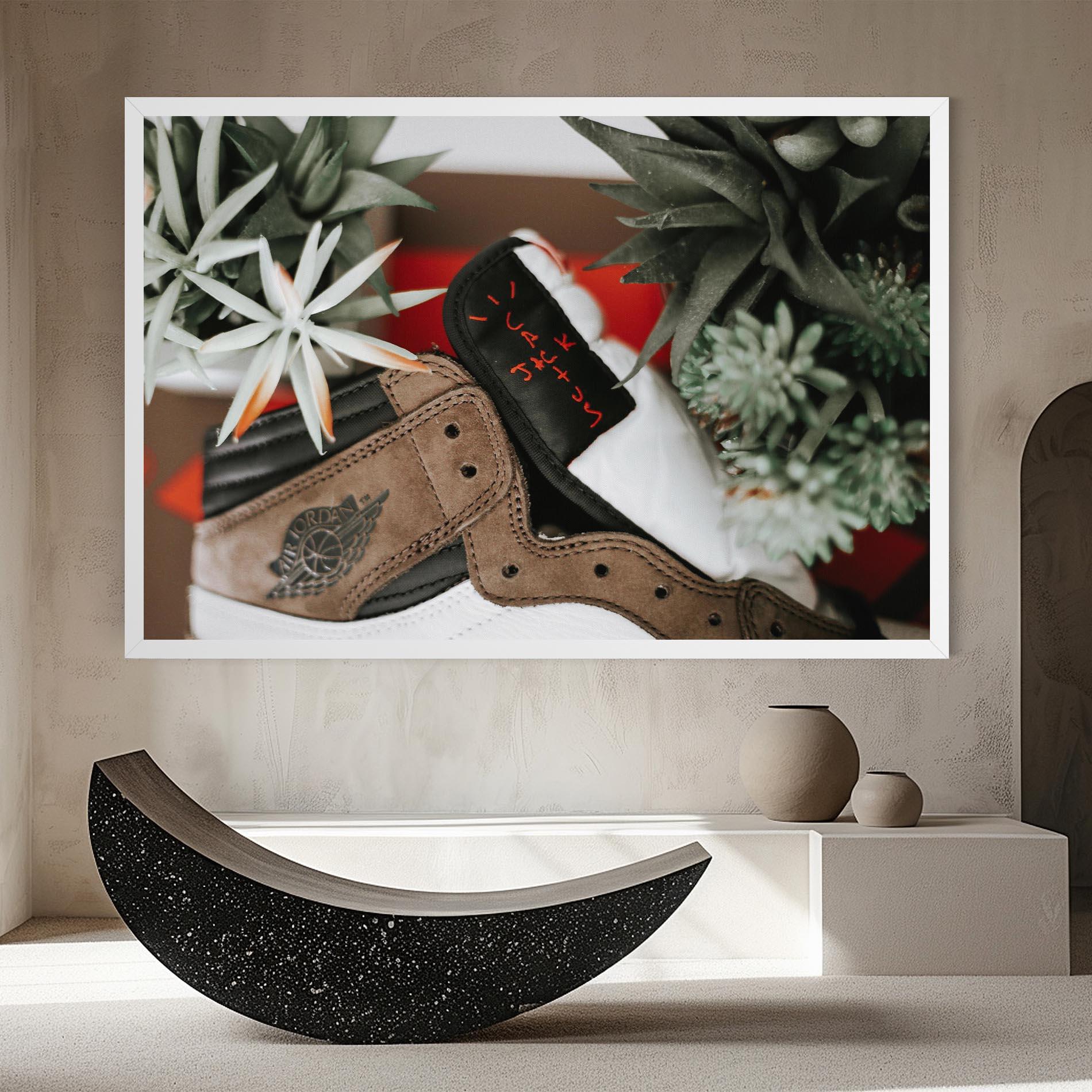 Leinwandbild Brown Air Jordan mockup 8