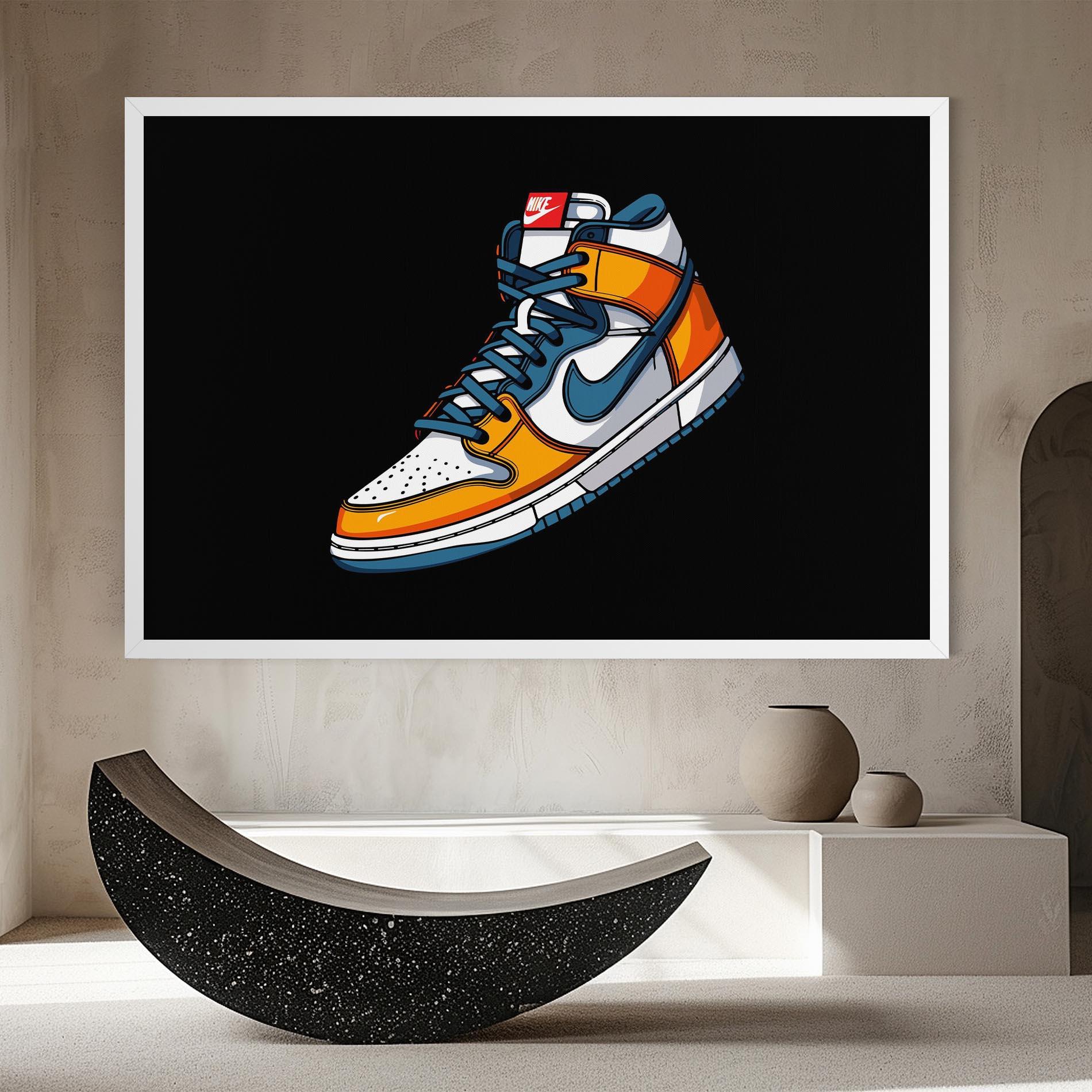 Leinwandbild Nike Shoe mockup 8