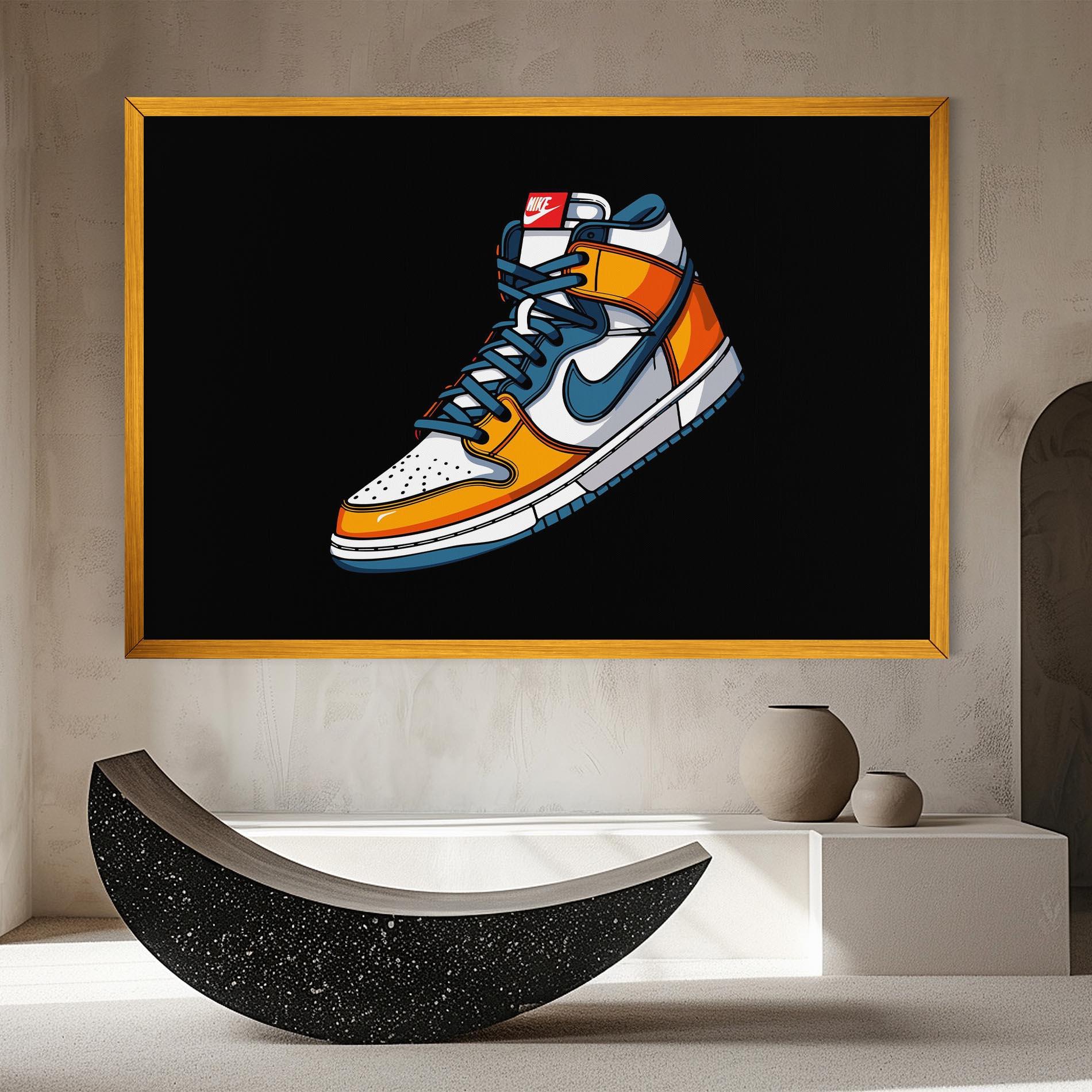 Leinwandbild Nike Shoe mockup 8