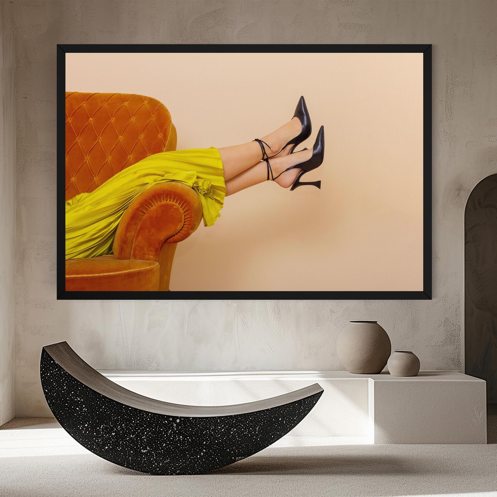 Black Heals On Cream mockup 8