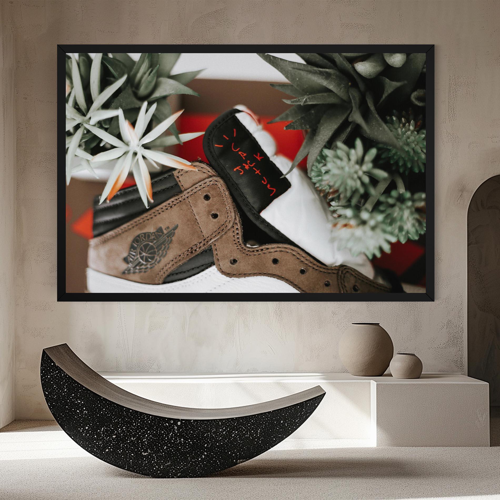 Leinwandbild Brown Air Jordan mockup 8