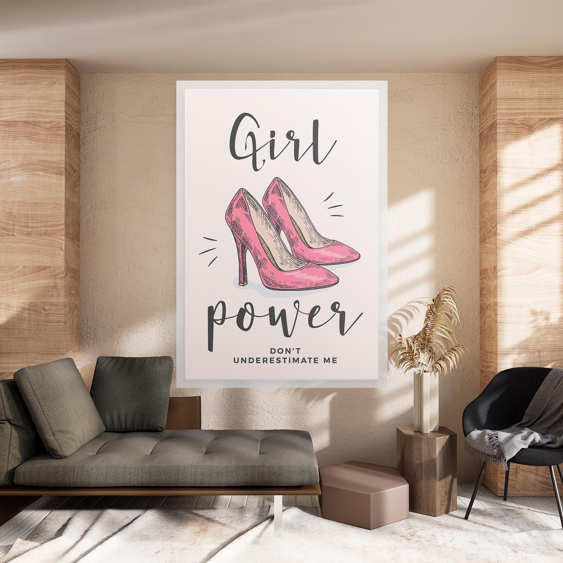 Leinwandbild Girl Power mockup 8