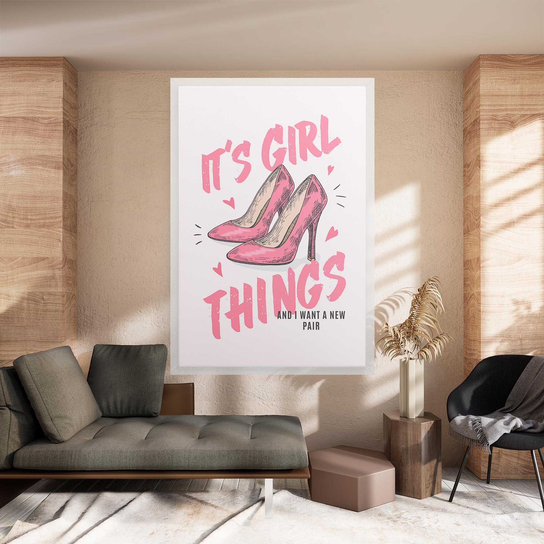Leinwandbild Girl Things mockup 8
