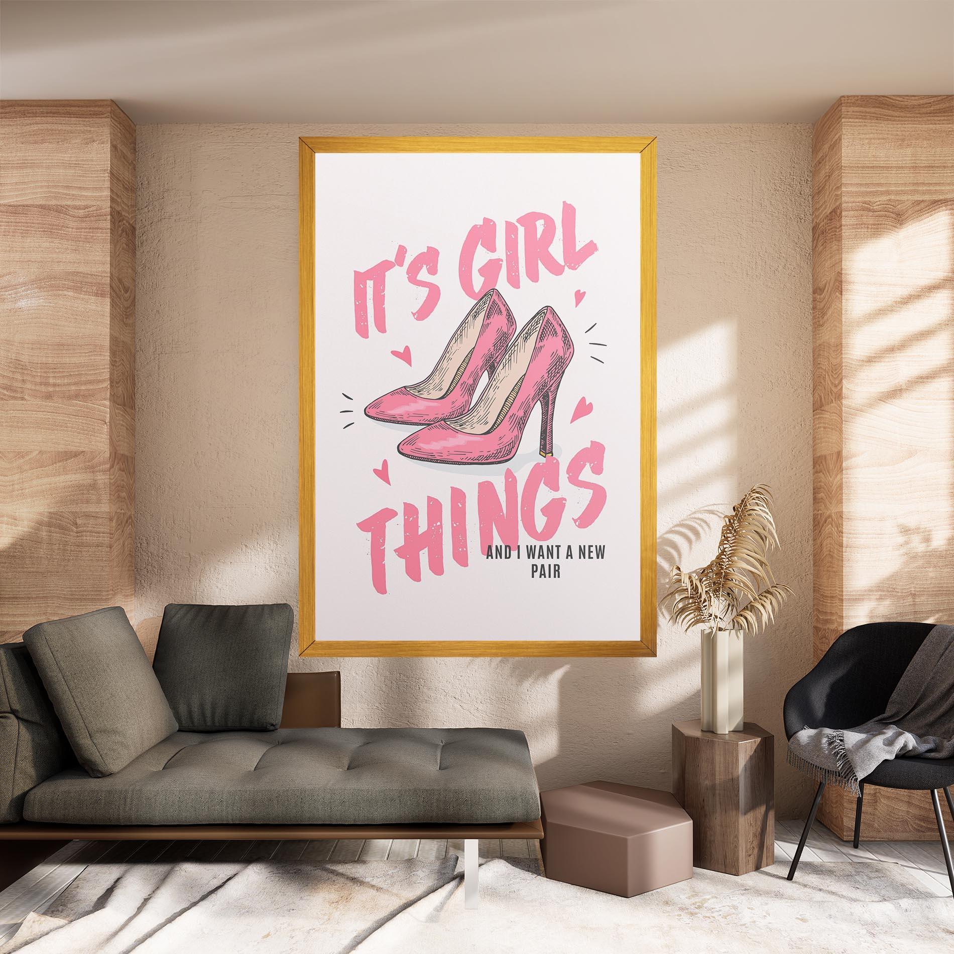 Leinwandbild Girl Things mockup 8