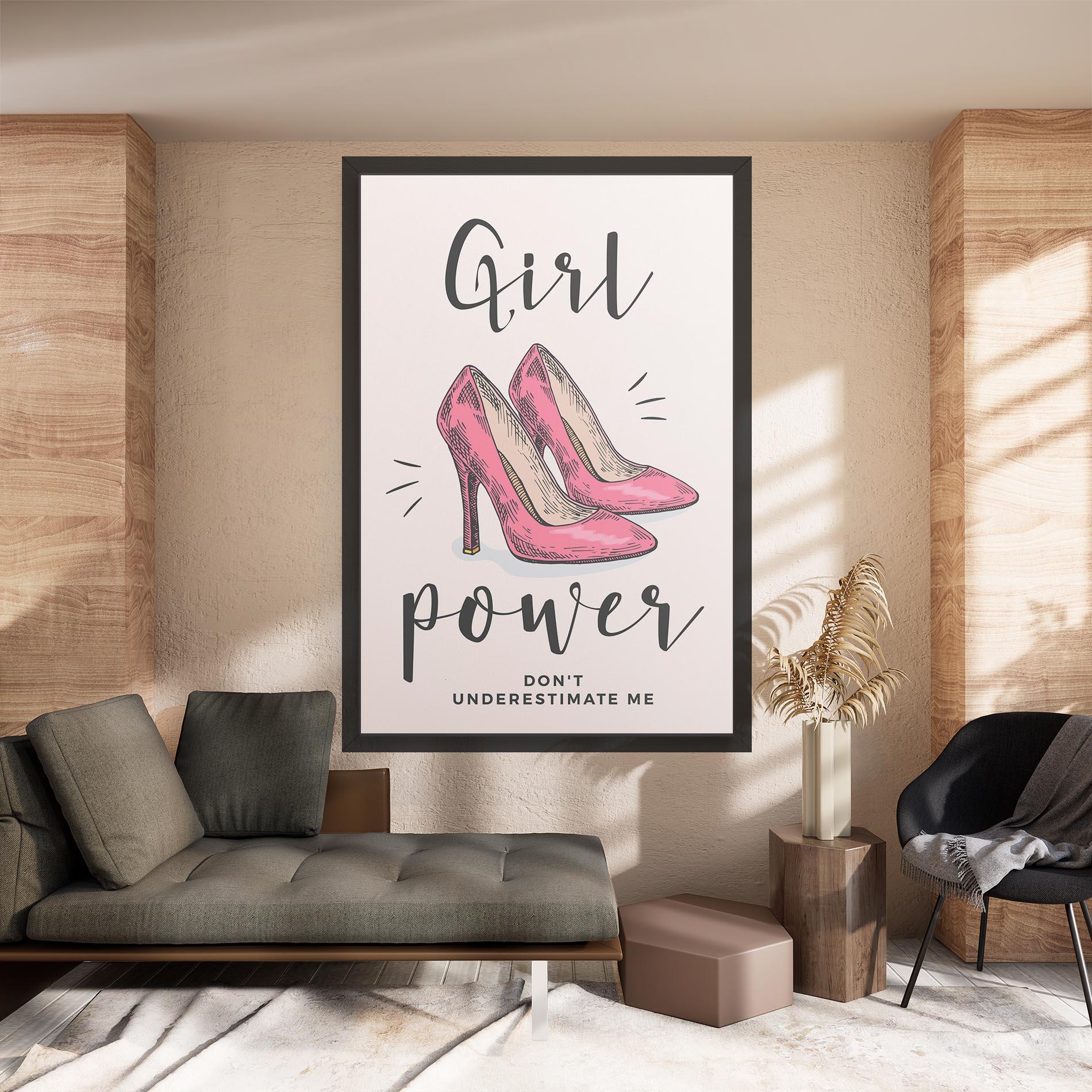 Leinwandbild Girl Power mockup 8