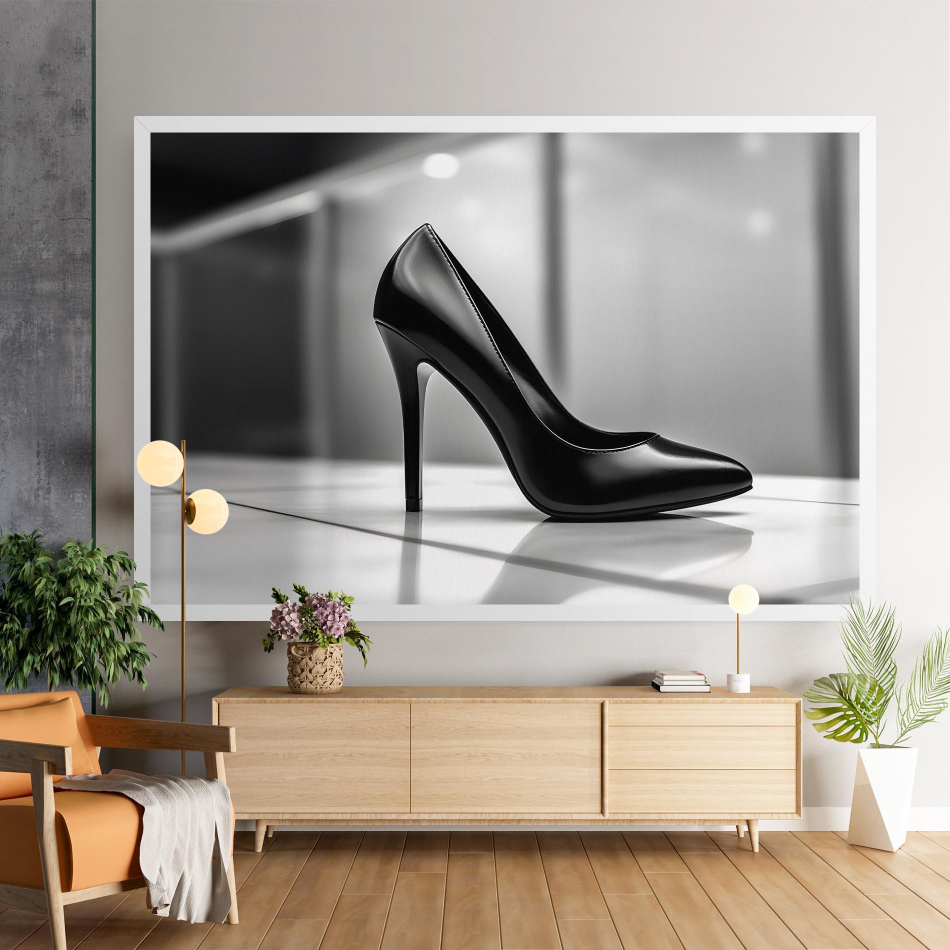 Leinwandbild Black Unique Design mockup 9