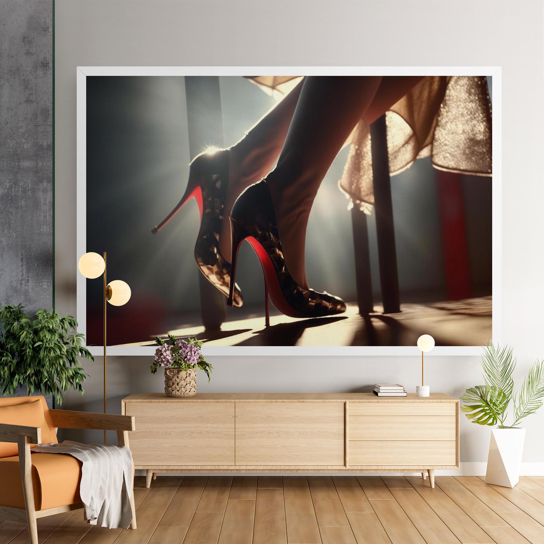 Leinwandbild Heels In The Sun mockup 9